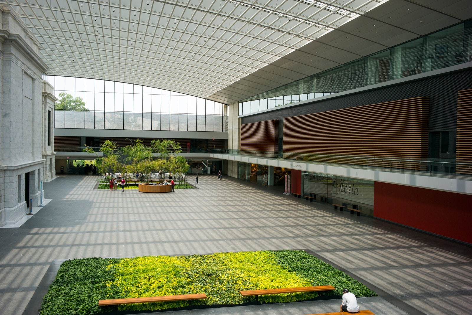 inside of a museum