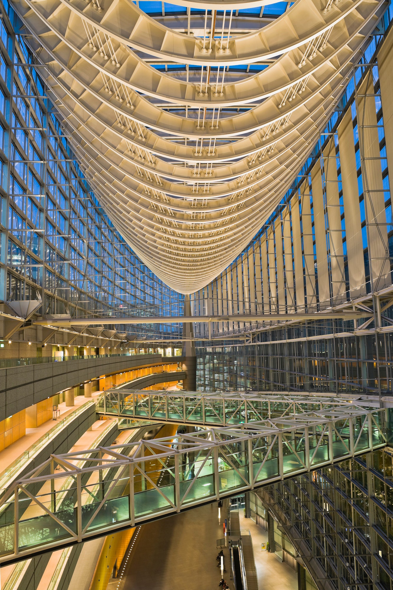 inside of a building