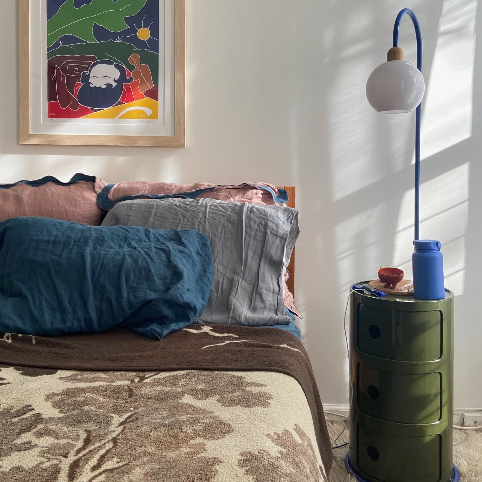 My Componibili nightstand is my favorite thing to look at every night and morning —I love the sleek drawers and the rich...