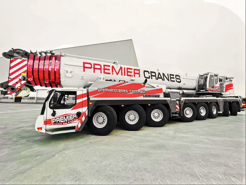 Premier Cranes & Rigging has recently added a 450 tonne Liebherr crane to its existing crane range.