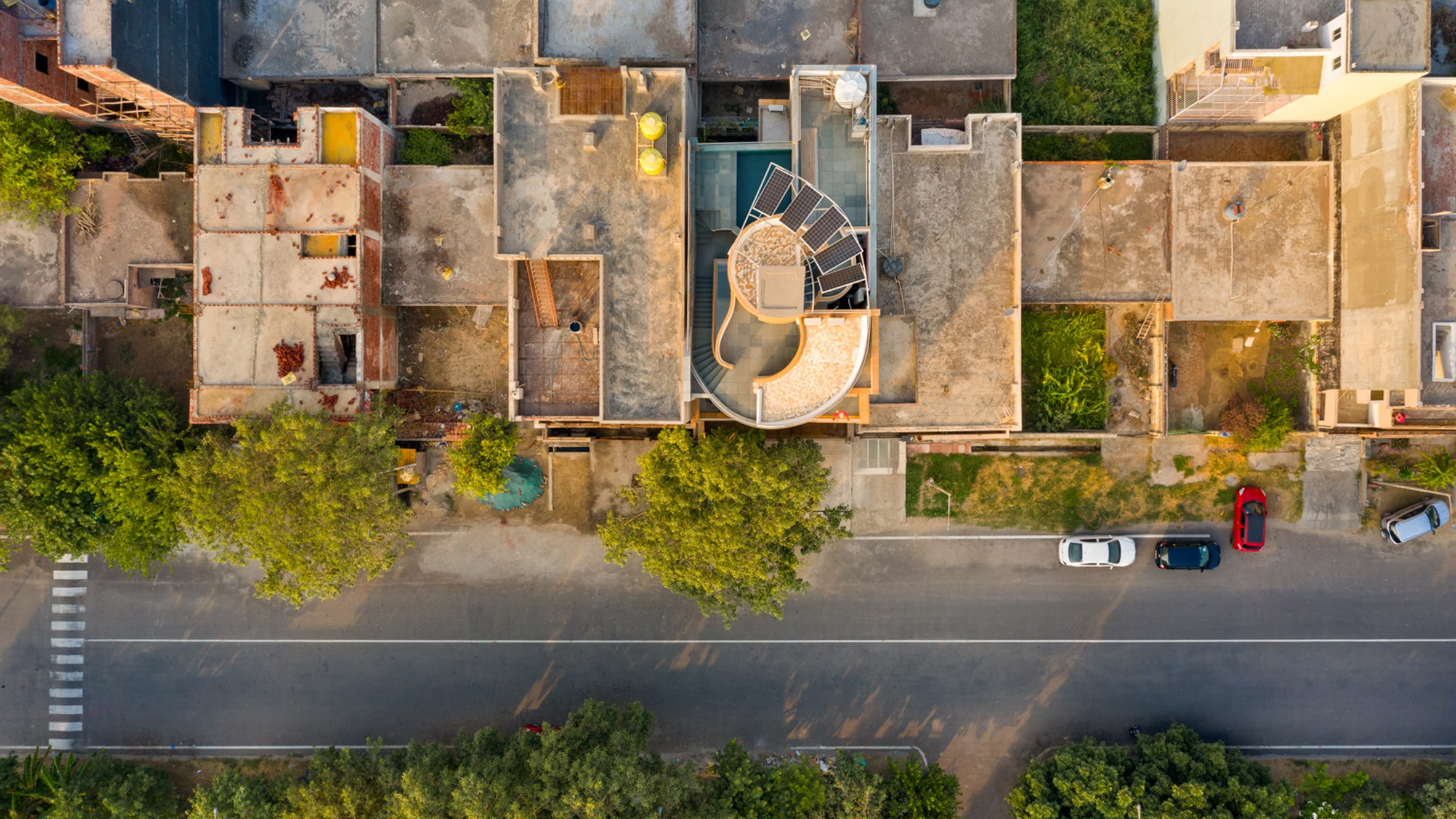 Sky view of the People Tree House