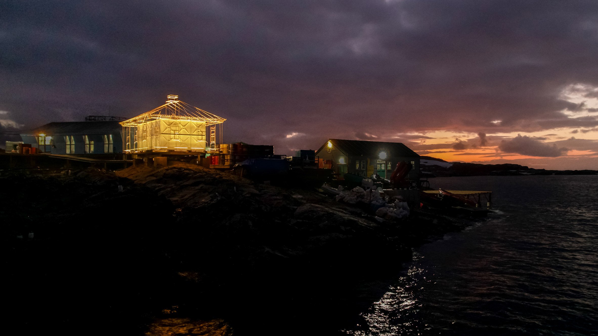 Ukrainian home installation in Antartica
