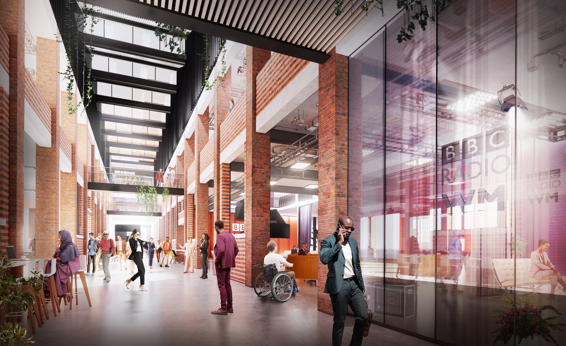 People inside former Typhoo factory