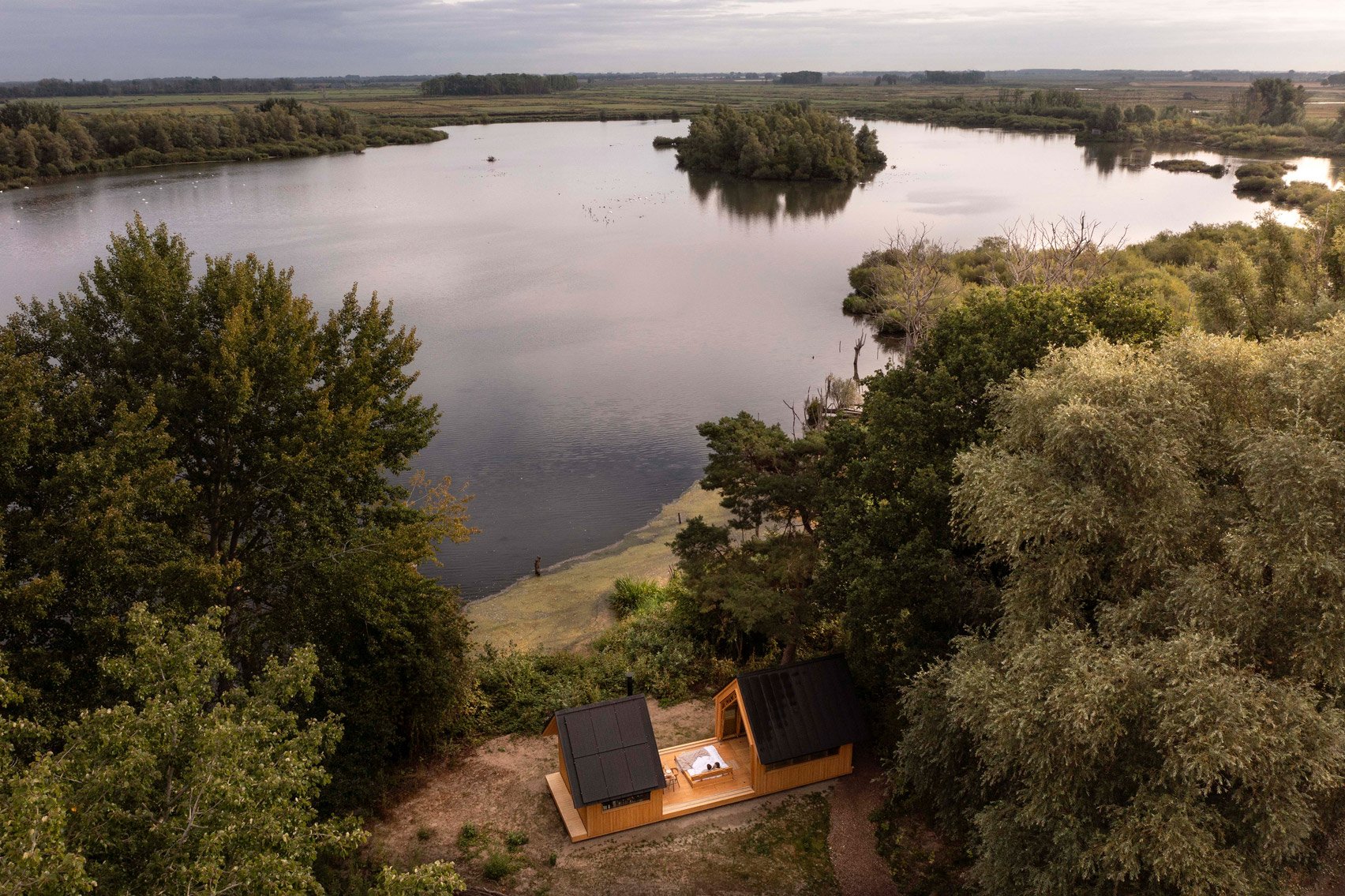Exterior of Cabin Anna in the Netherlands by Caspar Schols