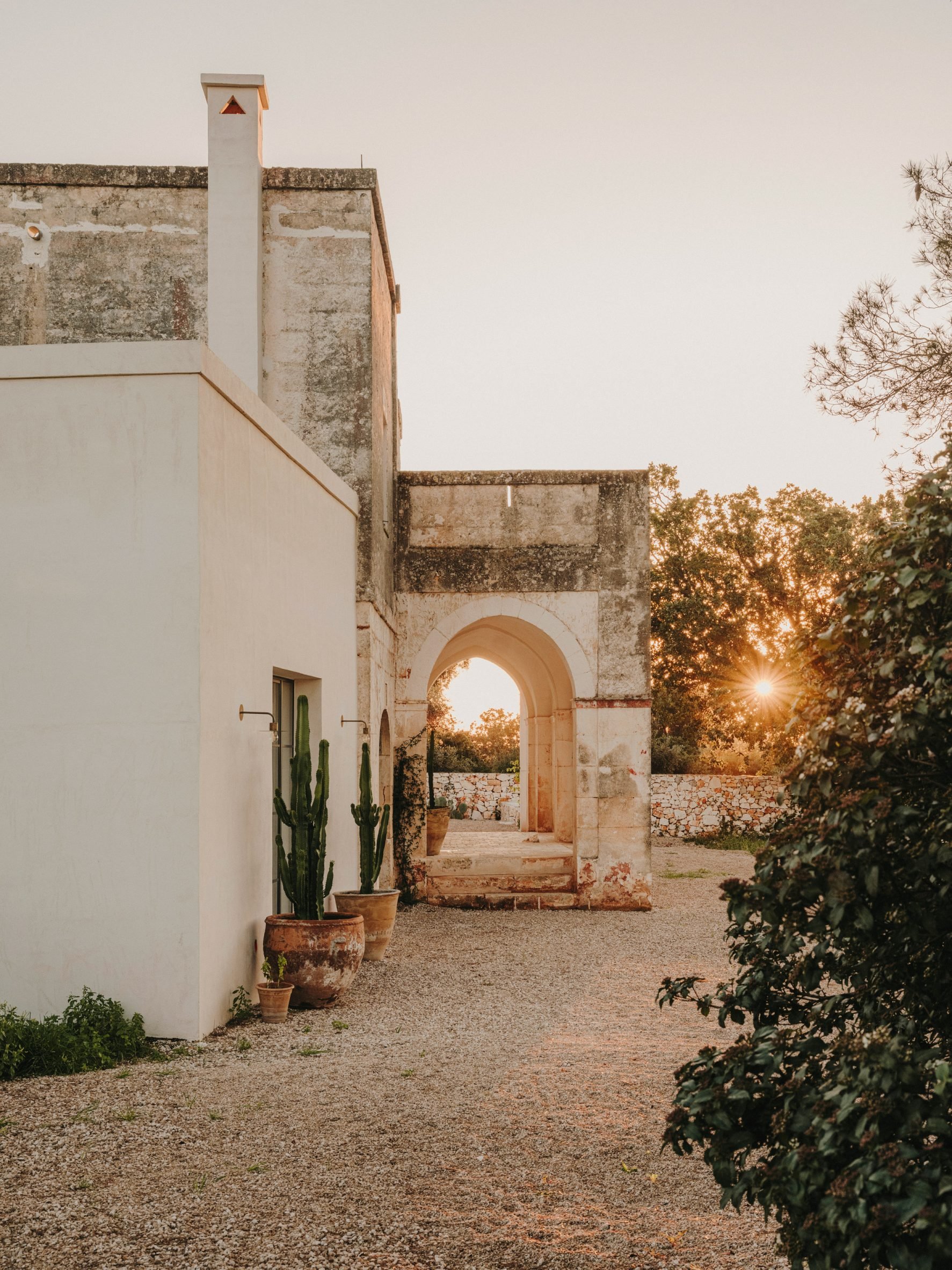 Exterior of renovated Puglia school dating back to 1883