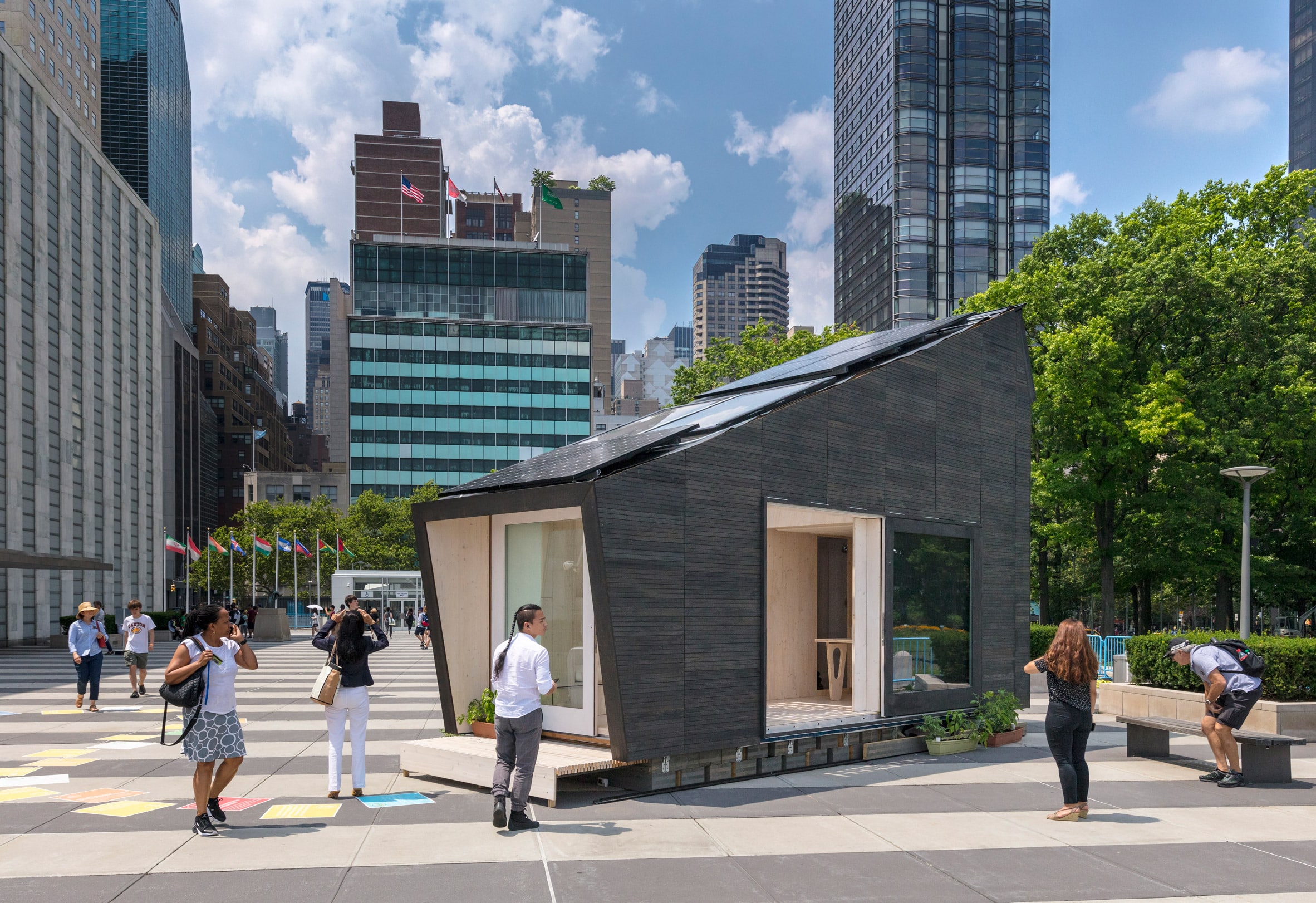 Tiny house made with parallel-strand lumber