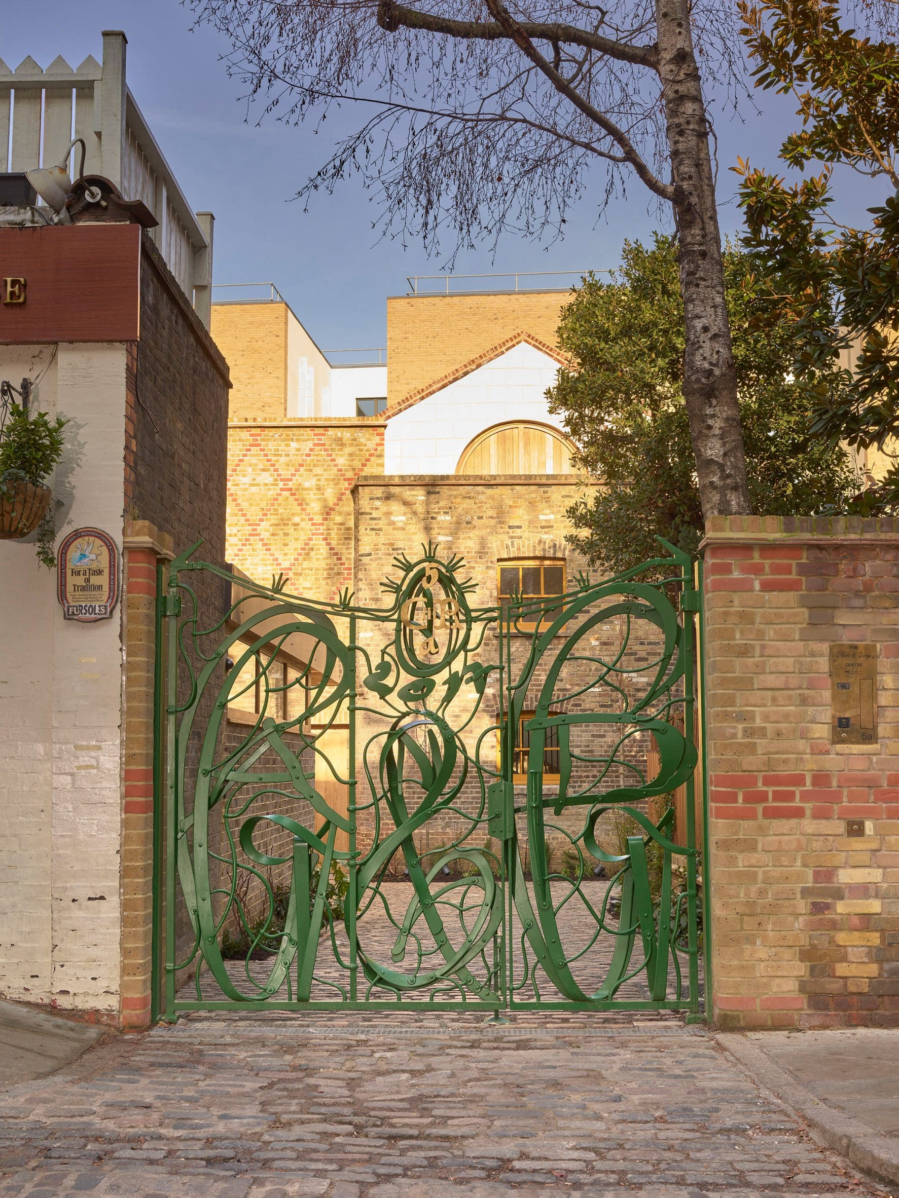 Gate to the Gilbert & George Centre