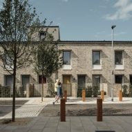 Brick social housing in Norfolk