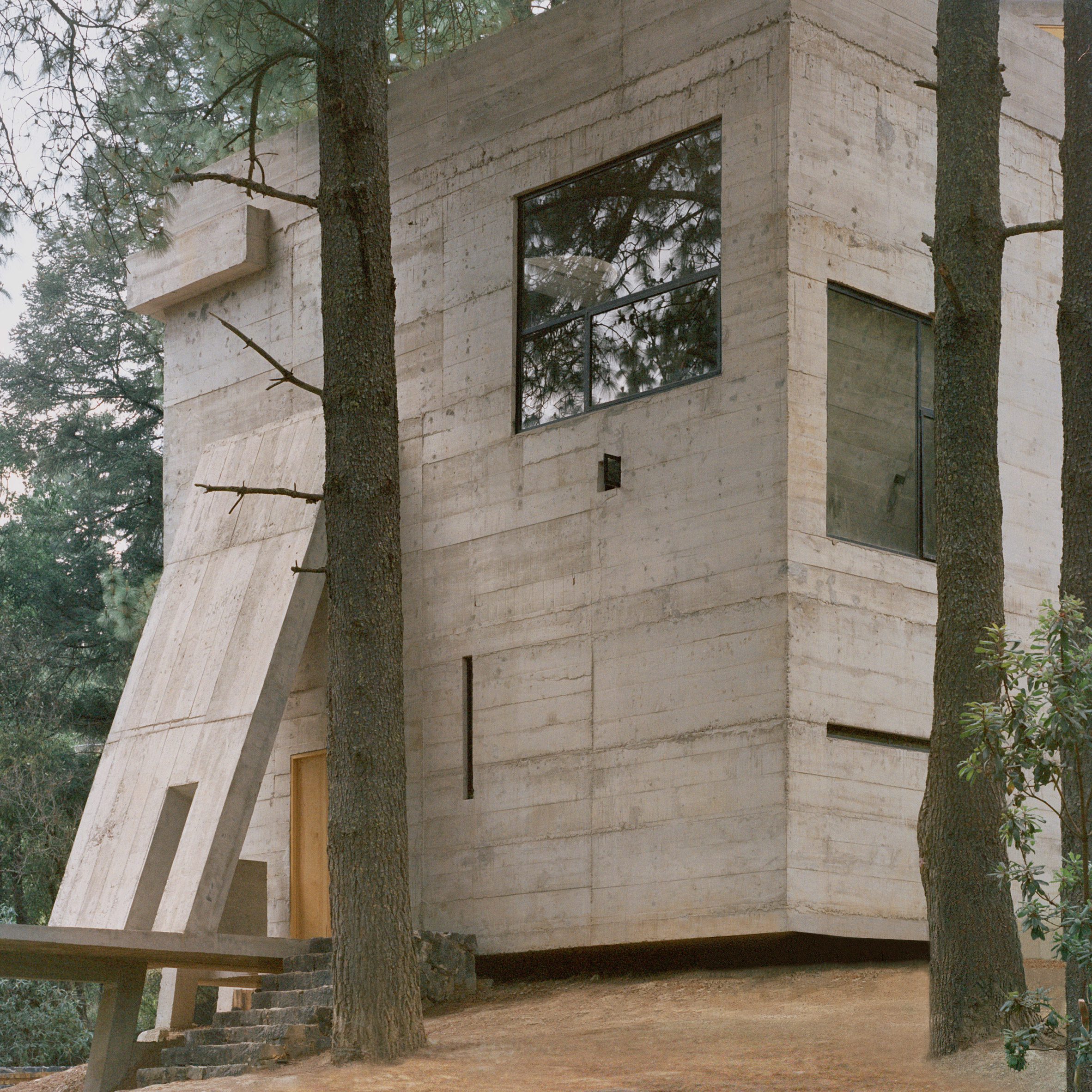 Ludwig Godefroy brutalist home