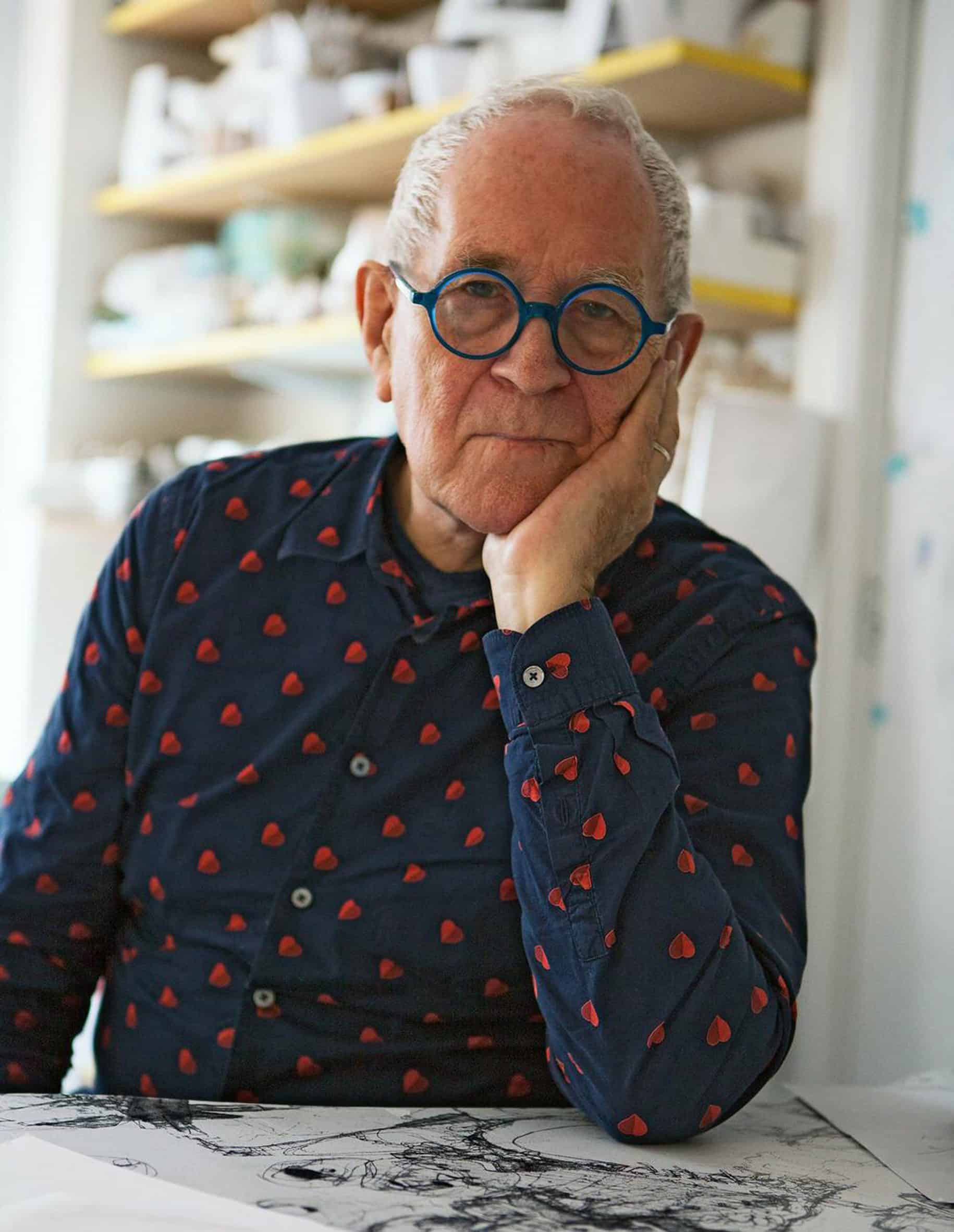 Architect Peter Cook is a contributor to the Blueprint Beijing exhibition