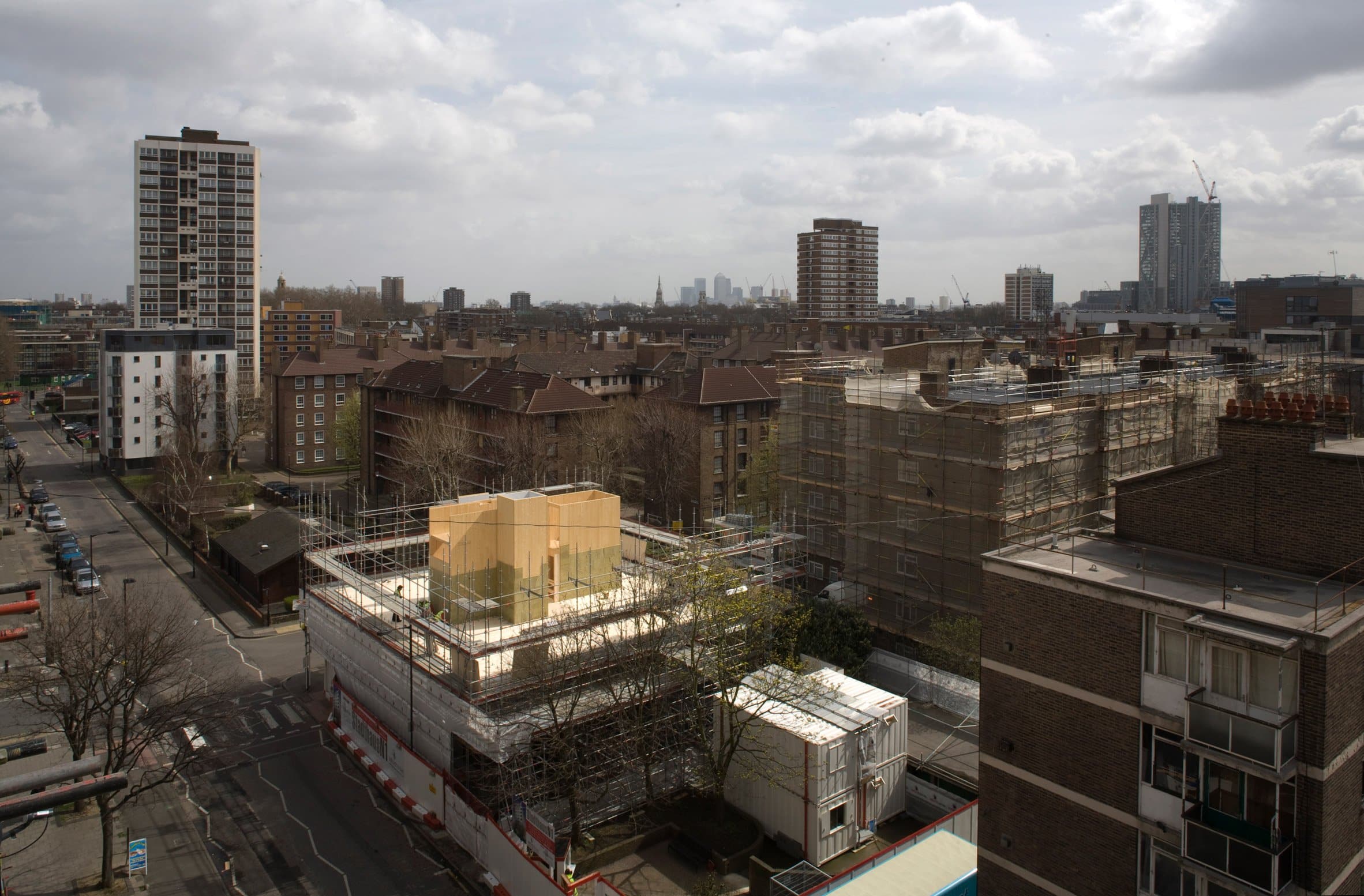 Stadthaus housing under construction in Hackney
