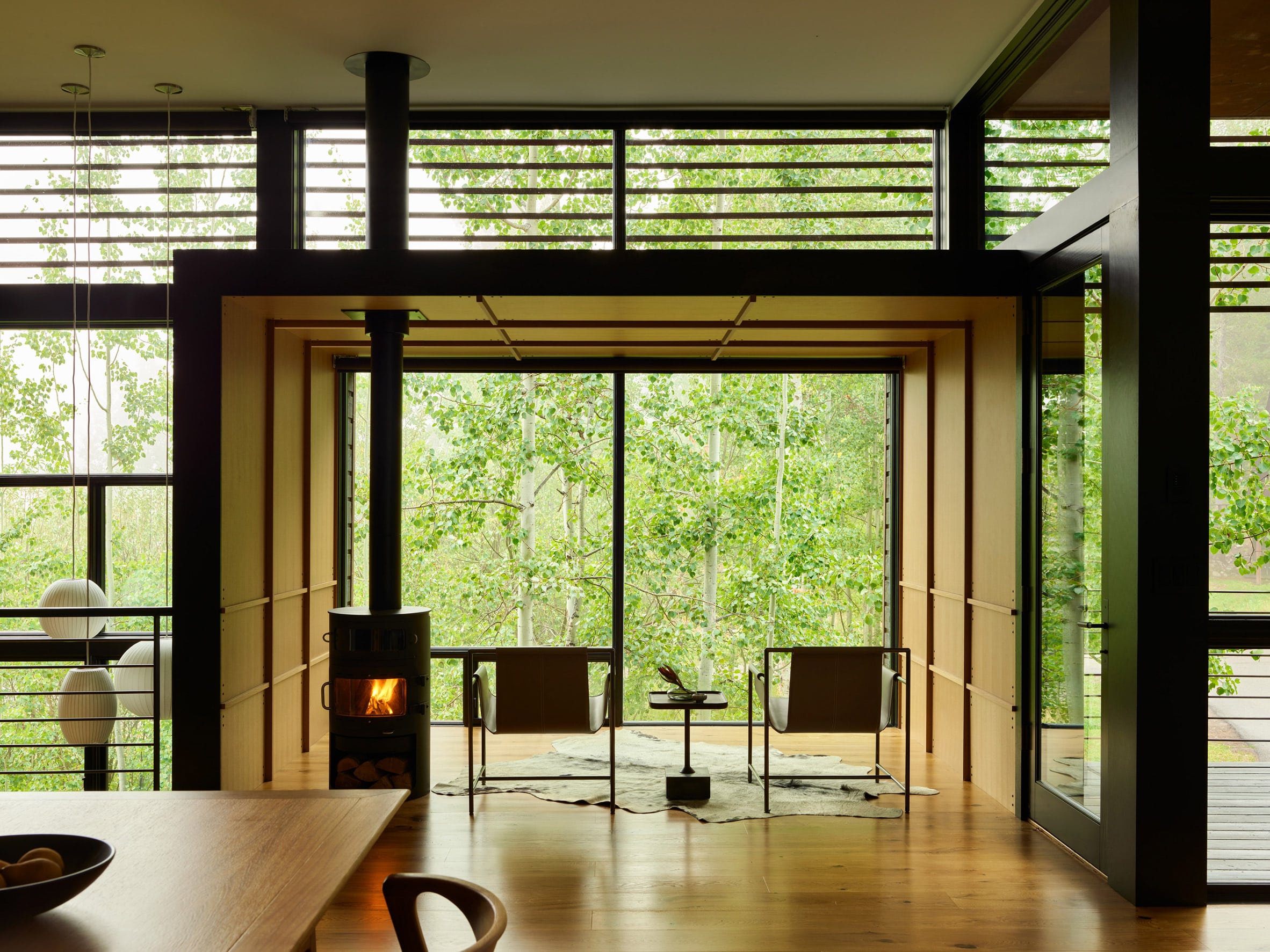 Interior shot of house in Jackson, Wyoming