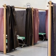 Refugee camp with Shigeru Ban's Paper Partition System