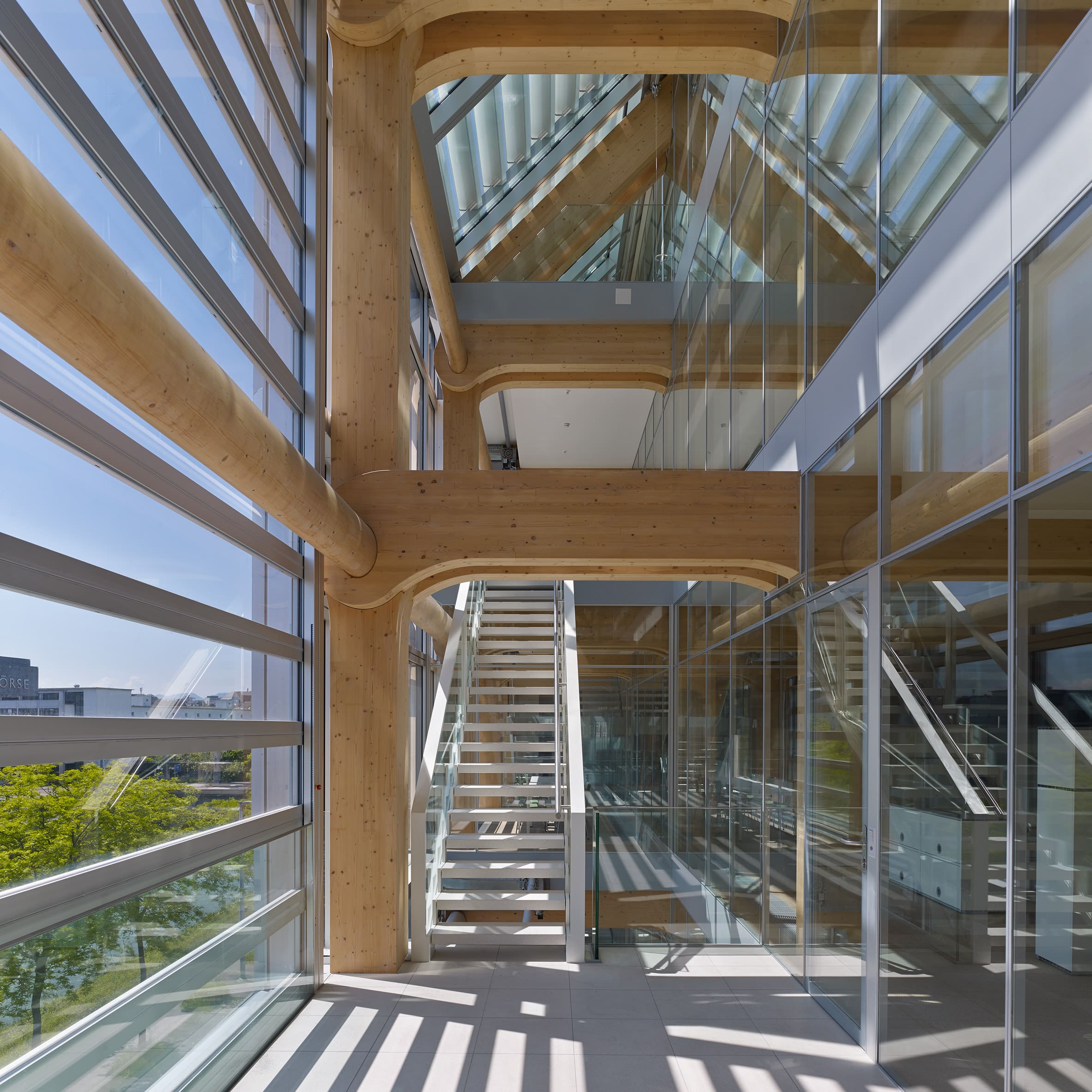 Staircase in Tamedia Office Building