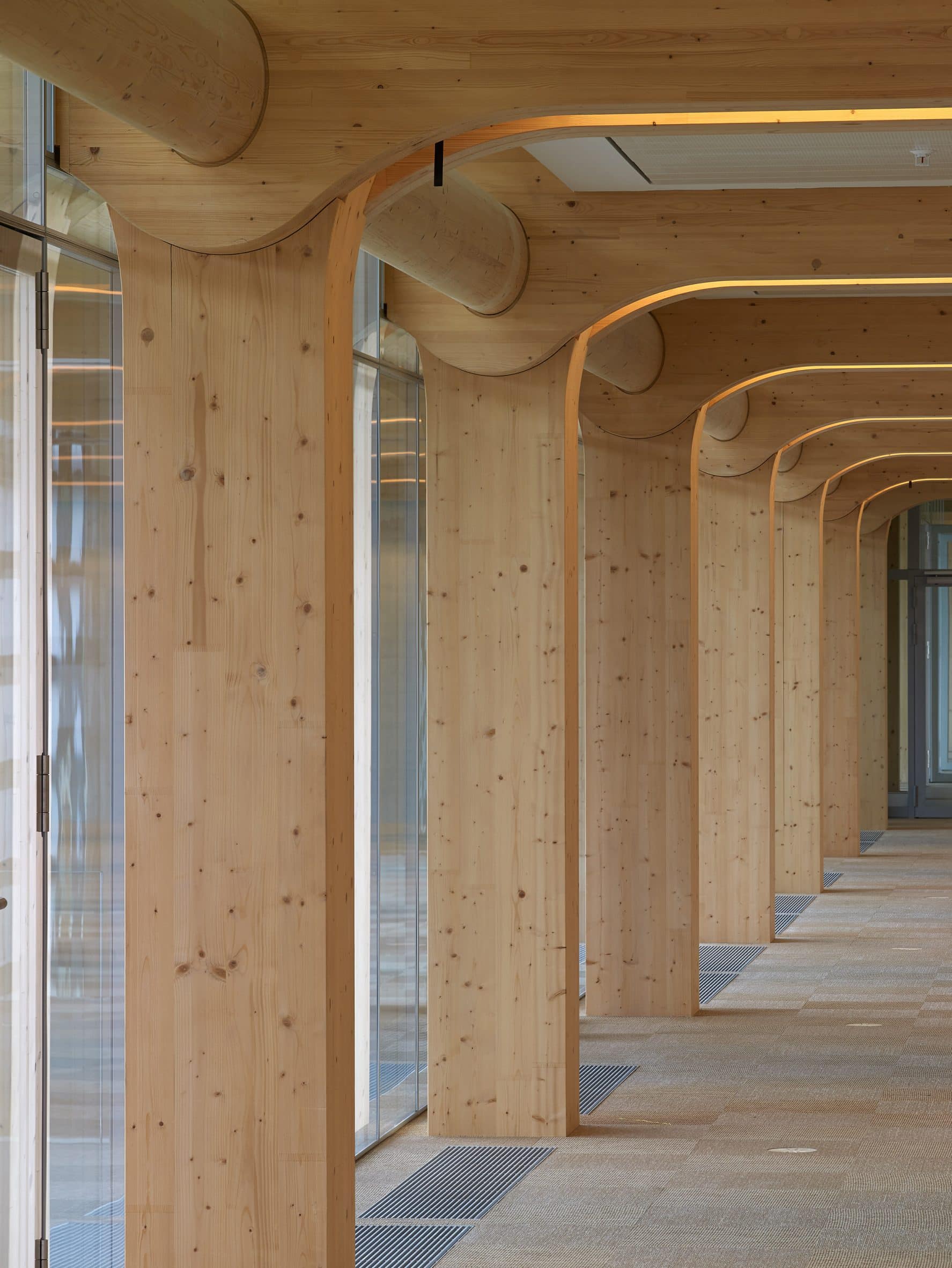 Columns and beams in Tamedia Office Building