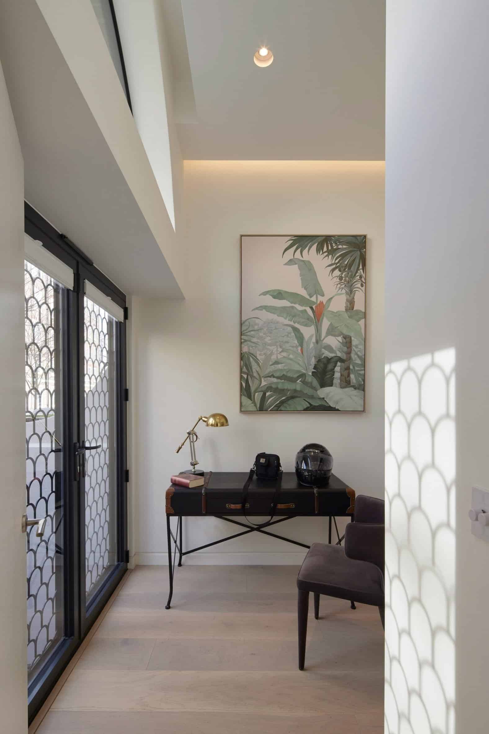 Living space at The Arches townhouses by The DHaus Company