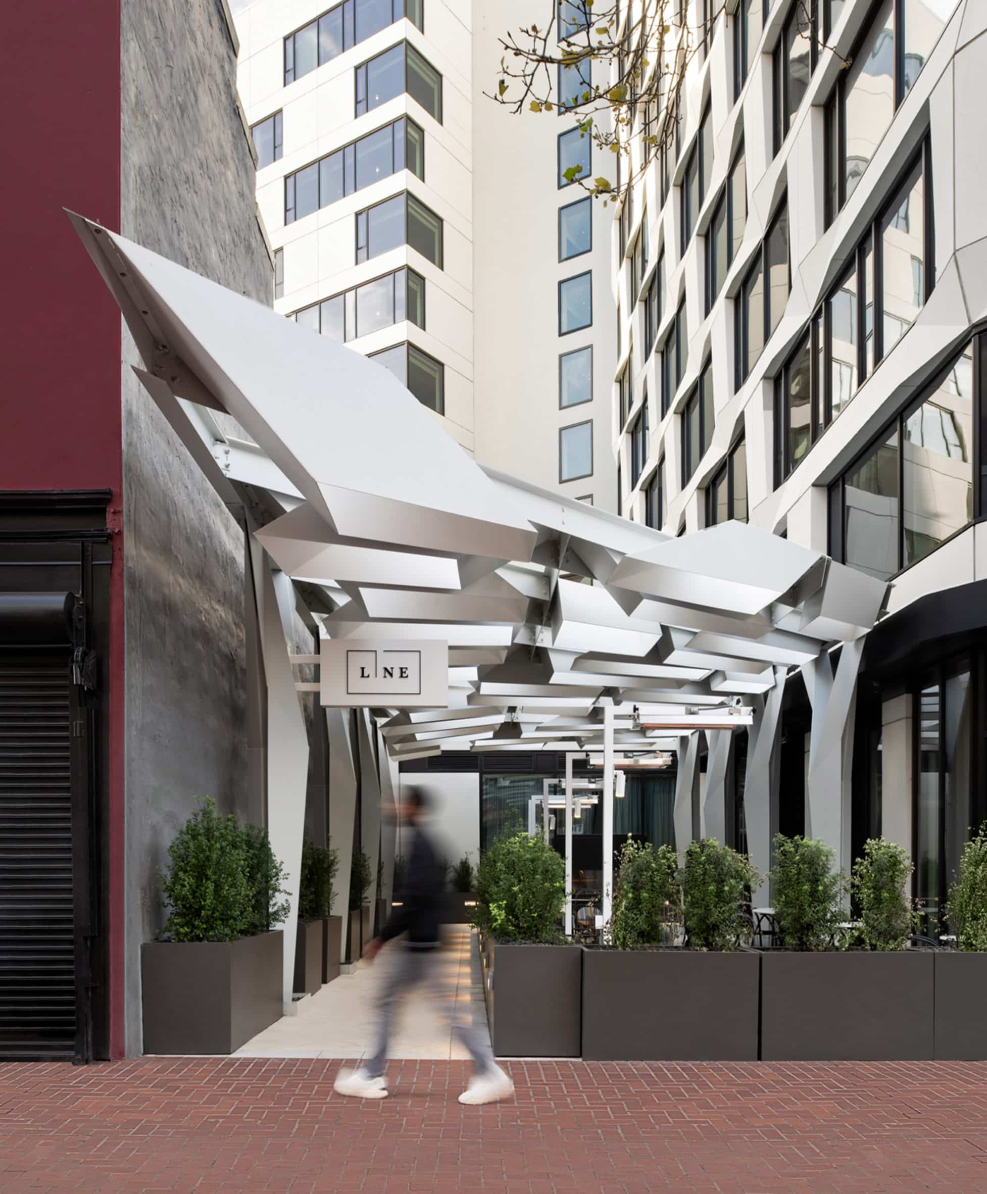The Line Hotel entrance