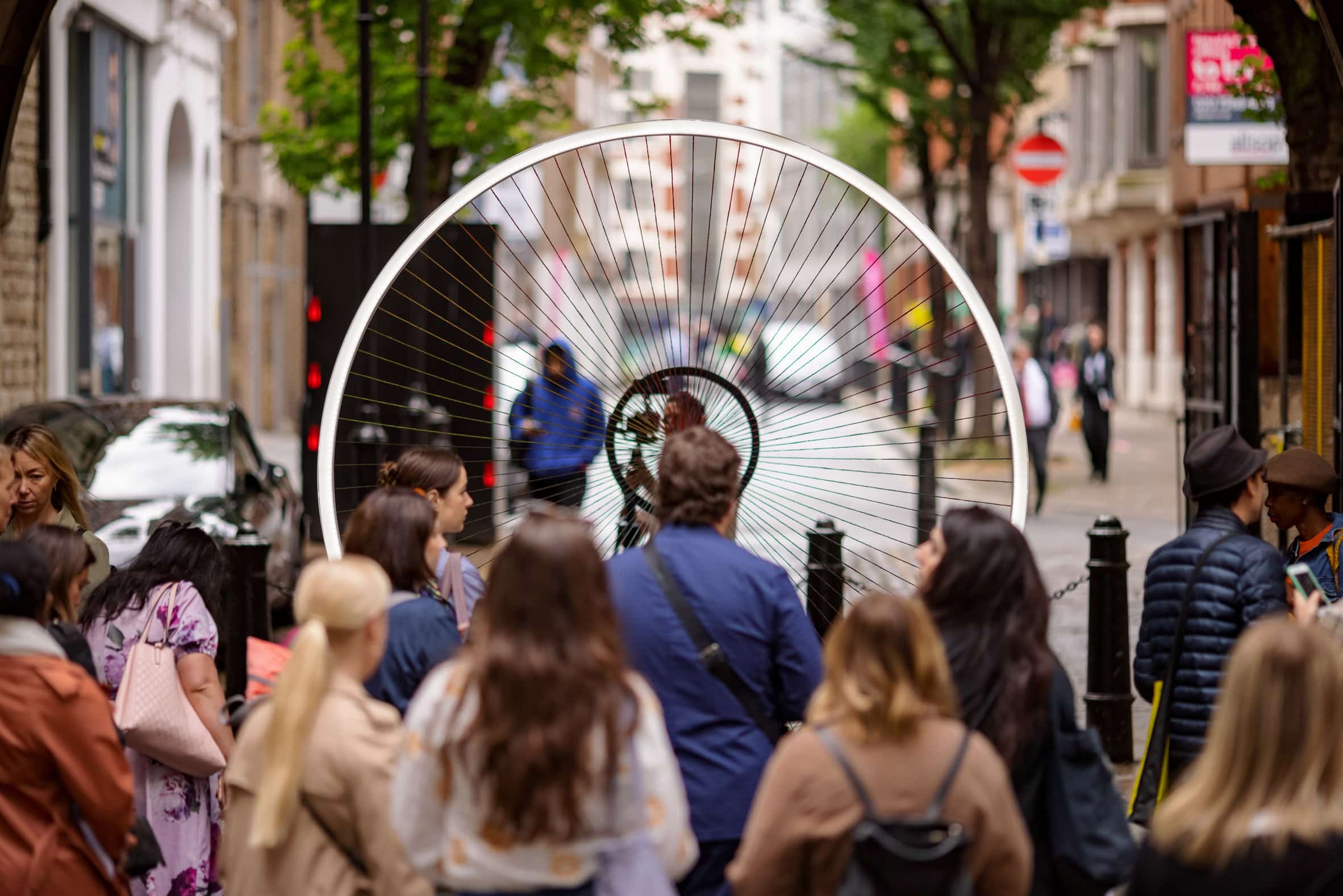Photo of a street installation