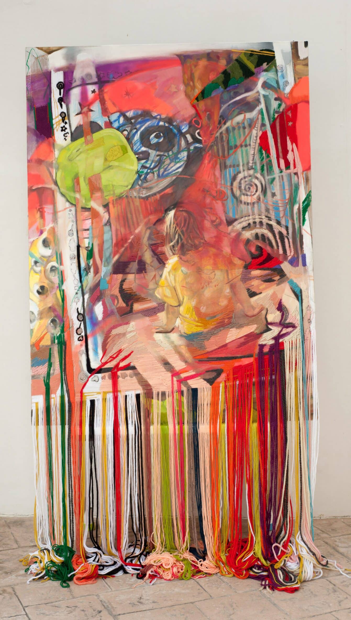 Photo of a textile installation
