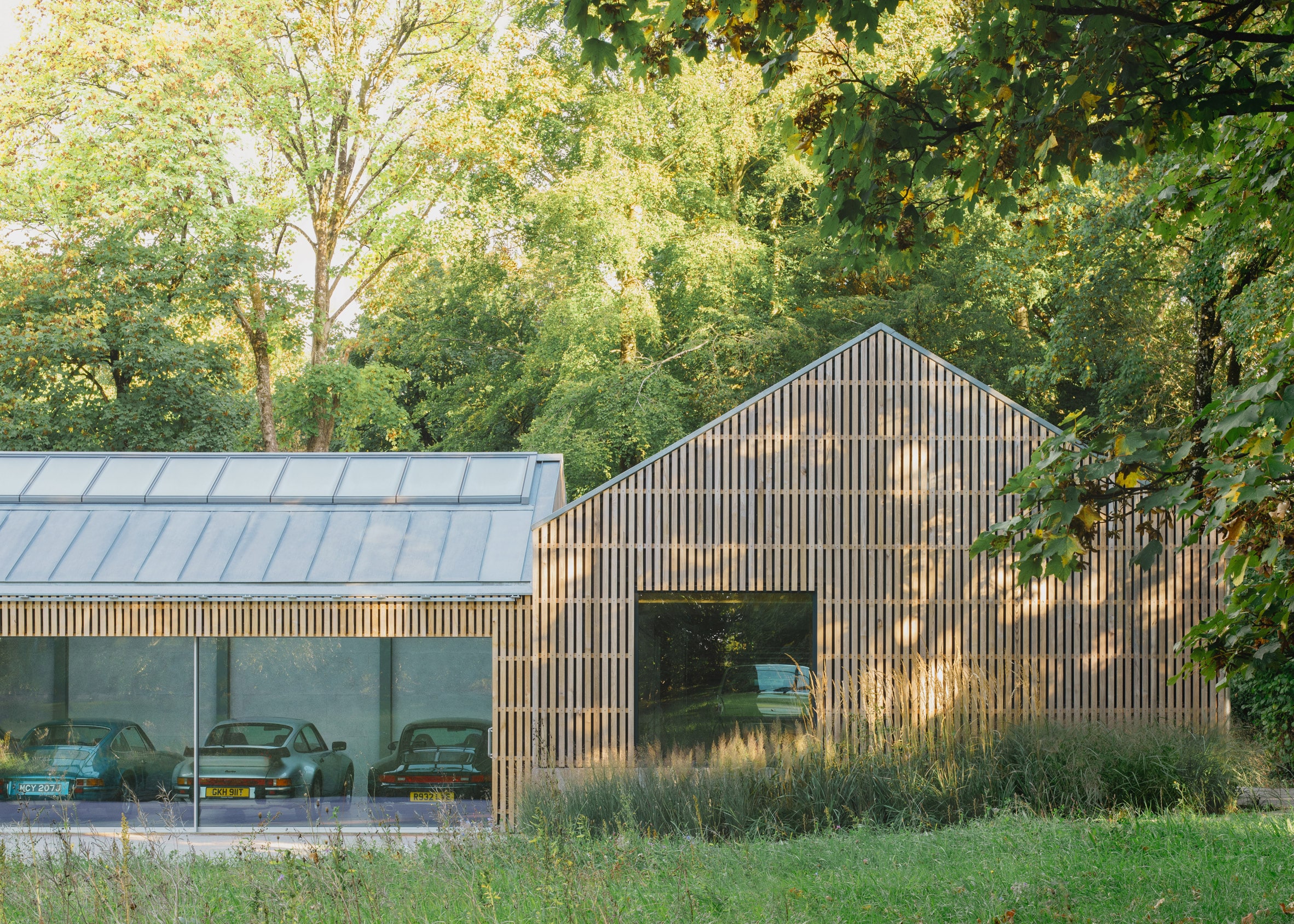 Car barn for classic Porsches