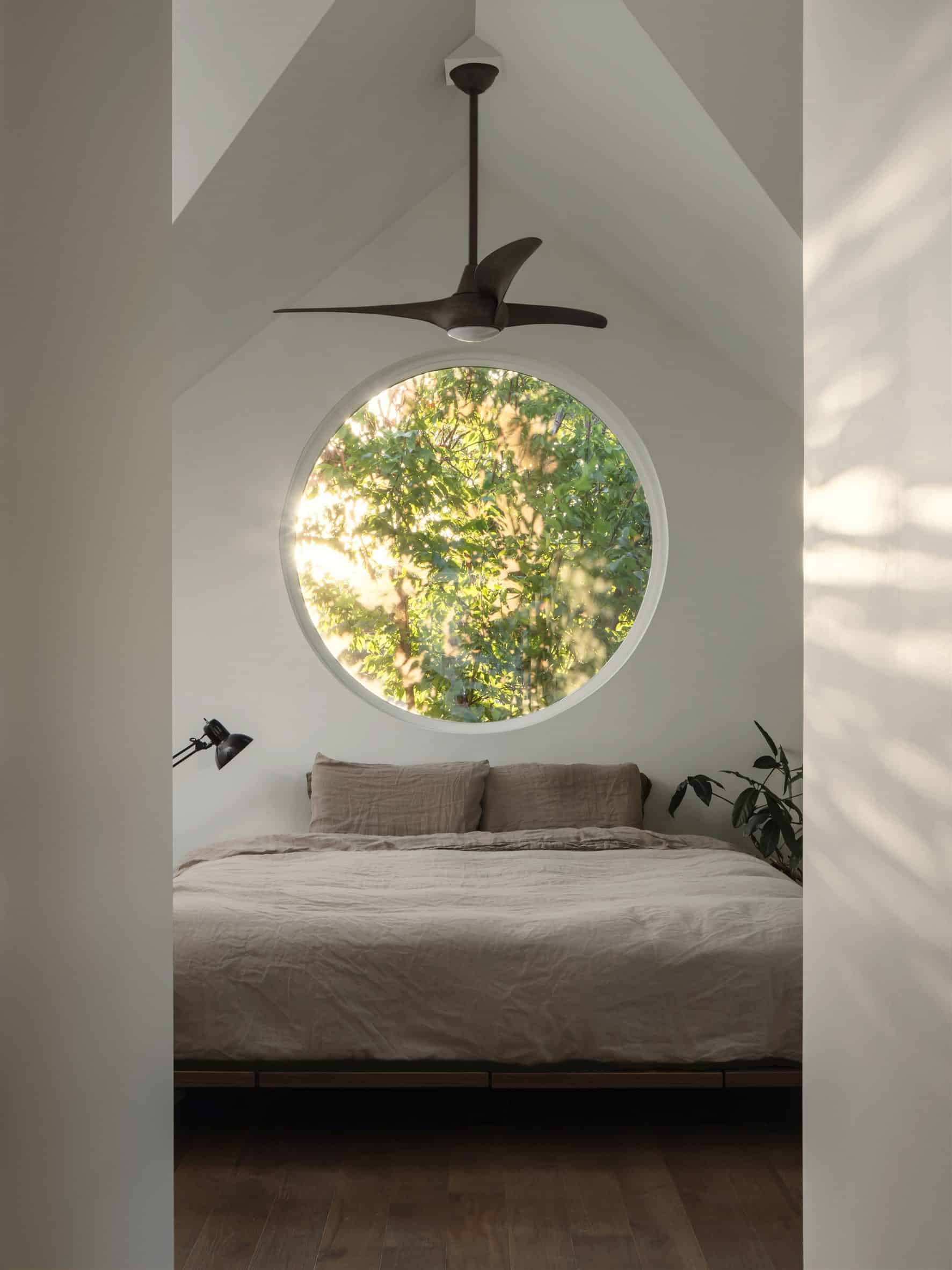 Neutral colours in bedroom of ADU