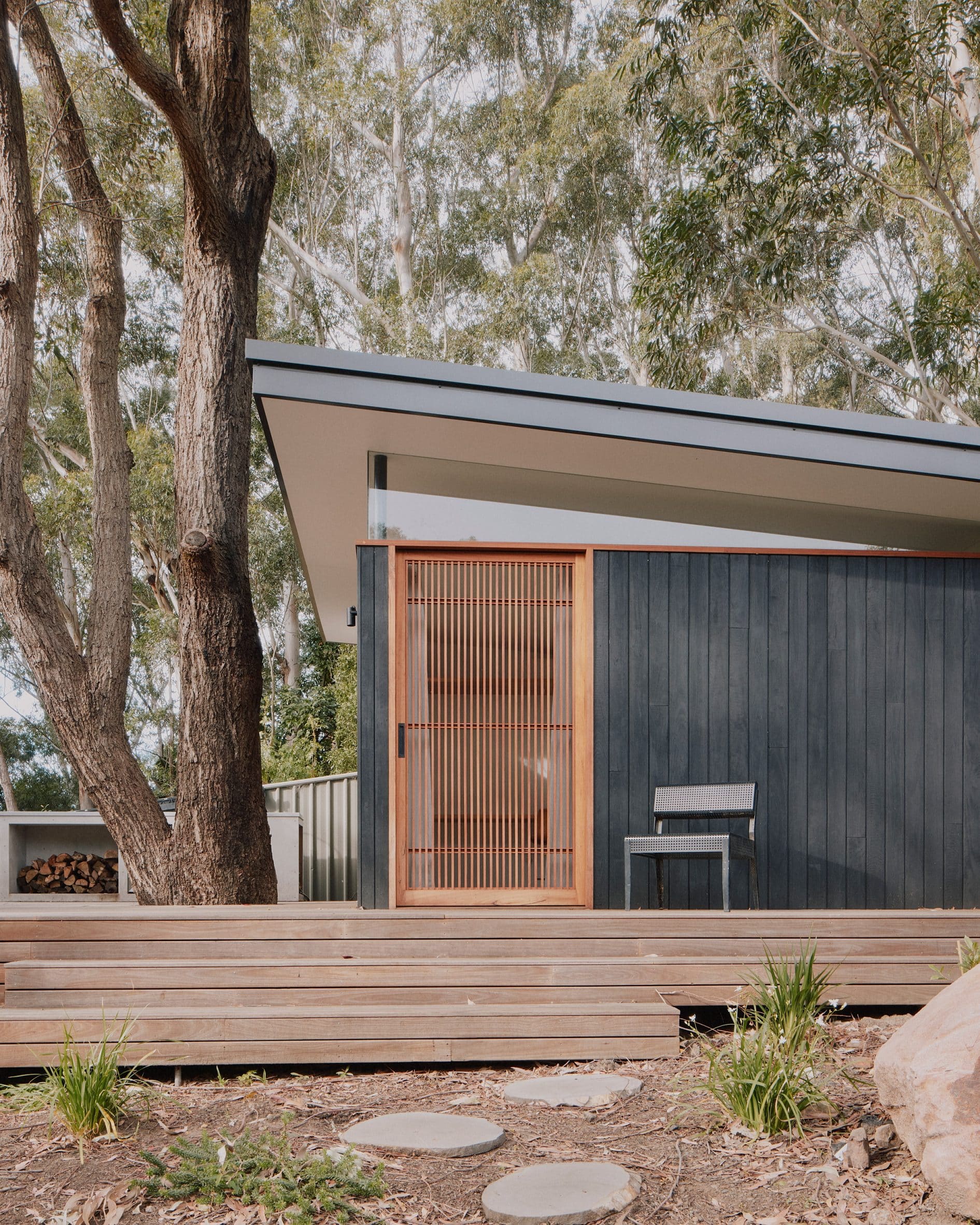 Garden room in Australian bush land