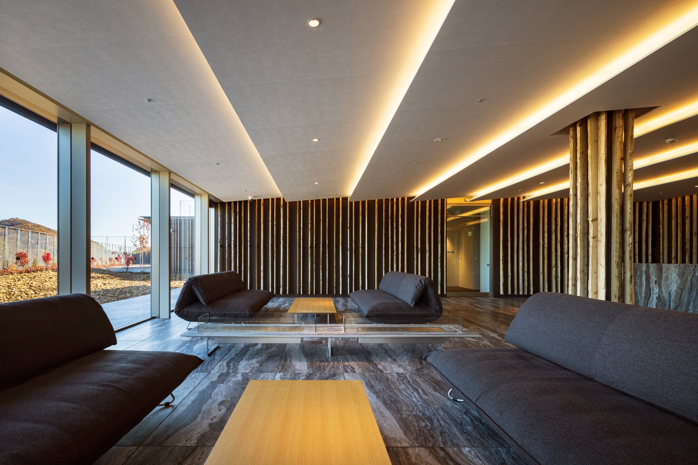 Interior photo of the housing development