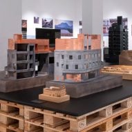 Models in Neri&Hu: Reflective Nostalgia exhibition