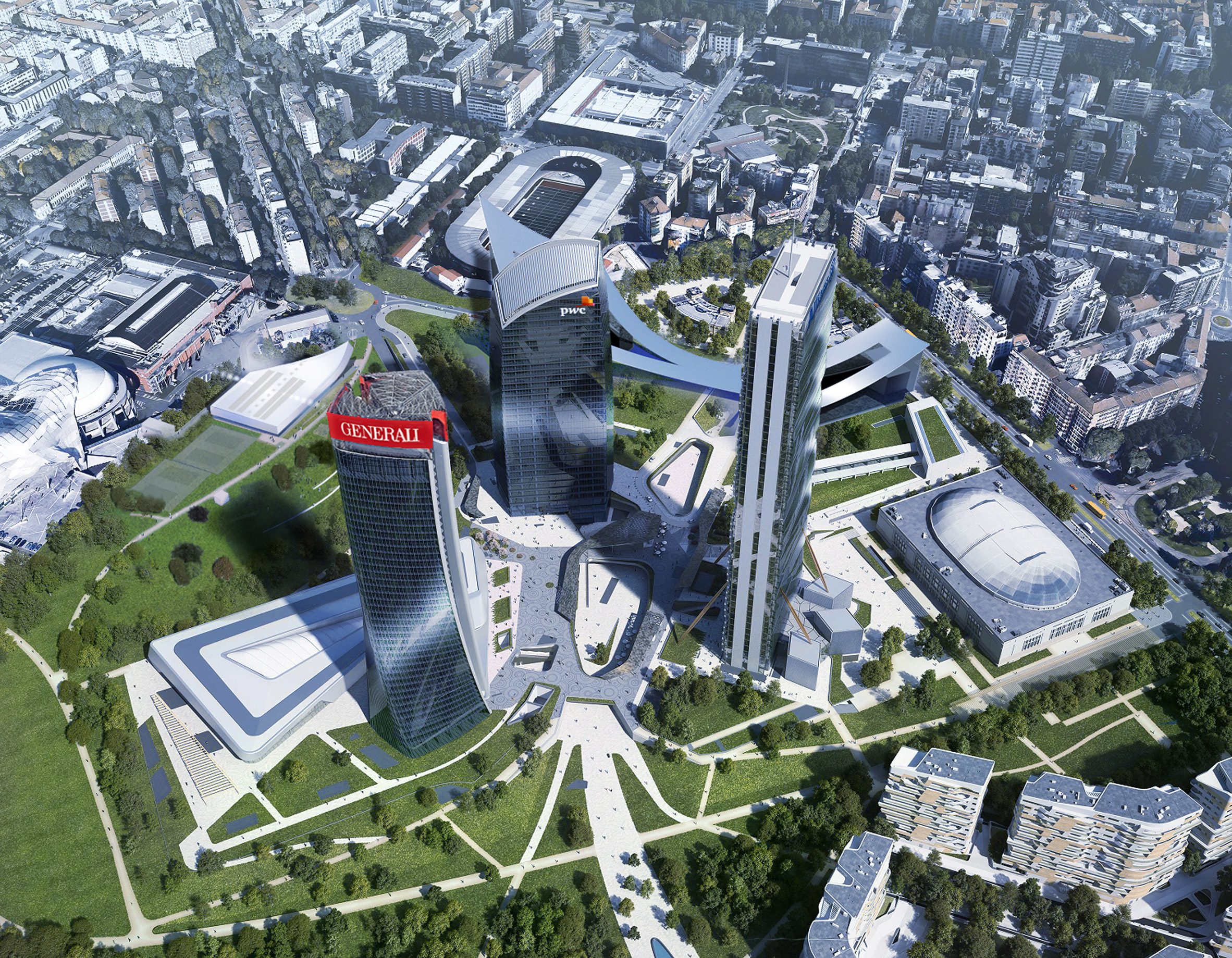 CityLife development in Milan