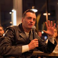 Patrick Schumacher at the NLA's Campari Talks debate on factory-made housing