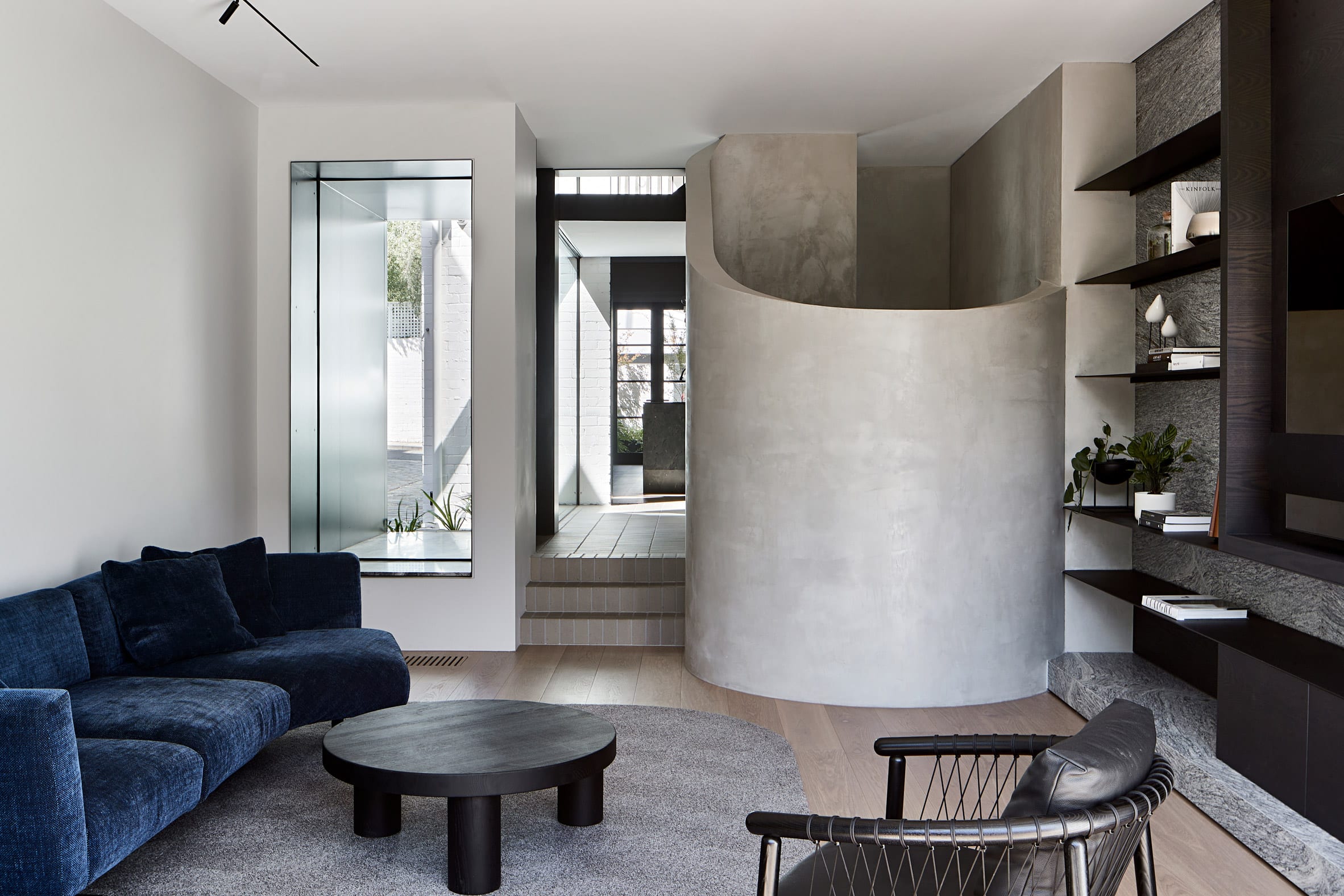 Interior of St Martins Lane extension in Melbourne by Matt Gibson Architecture + Design
