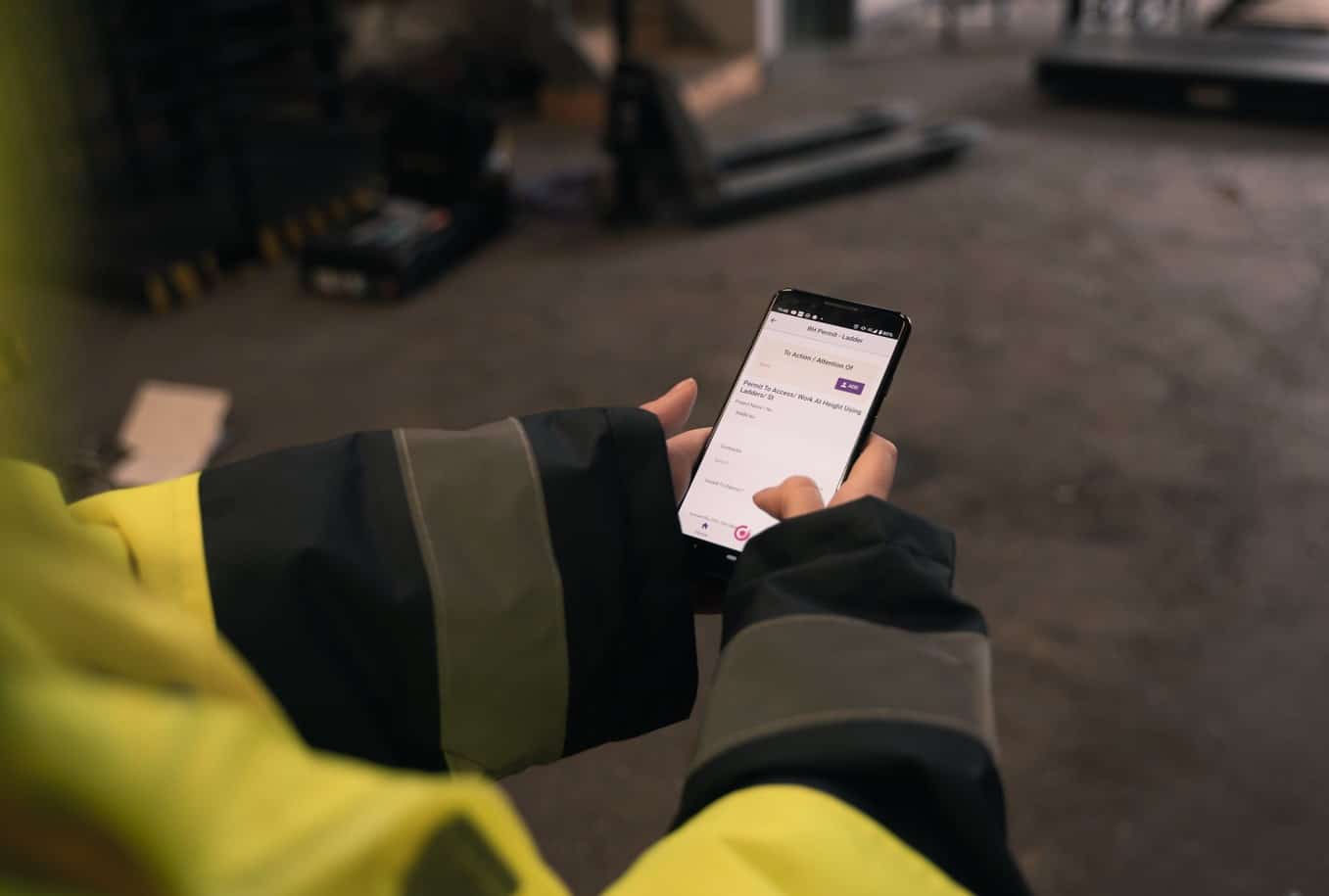 Two hands holding a smartphone.