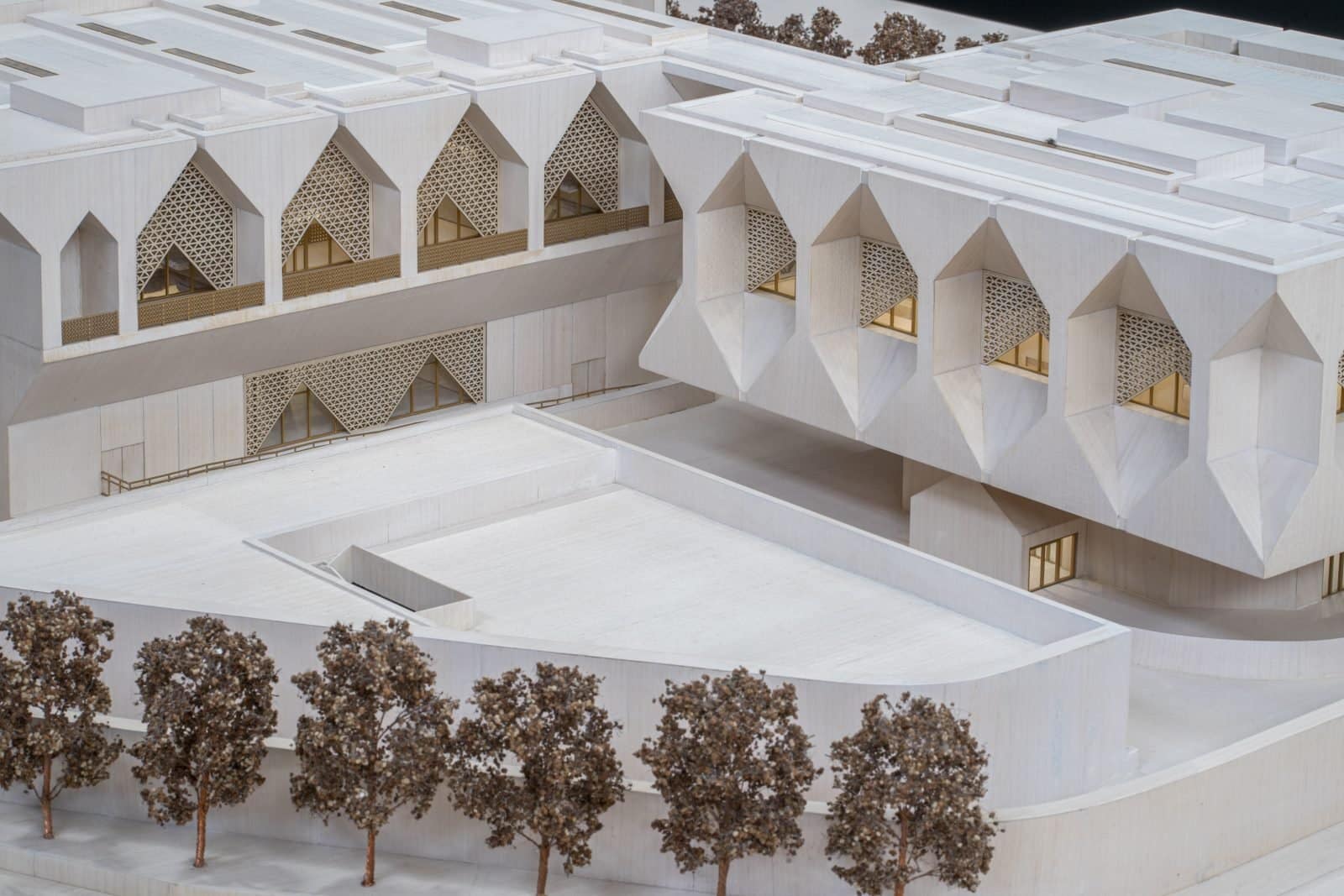 Model of Delhi's KNMA by Adjaye Associates