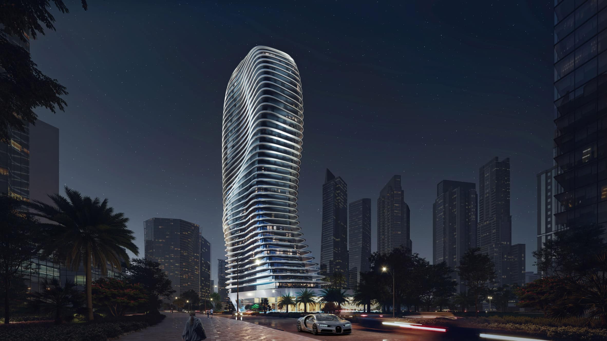 Bugatti skyscraper in Dubai