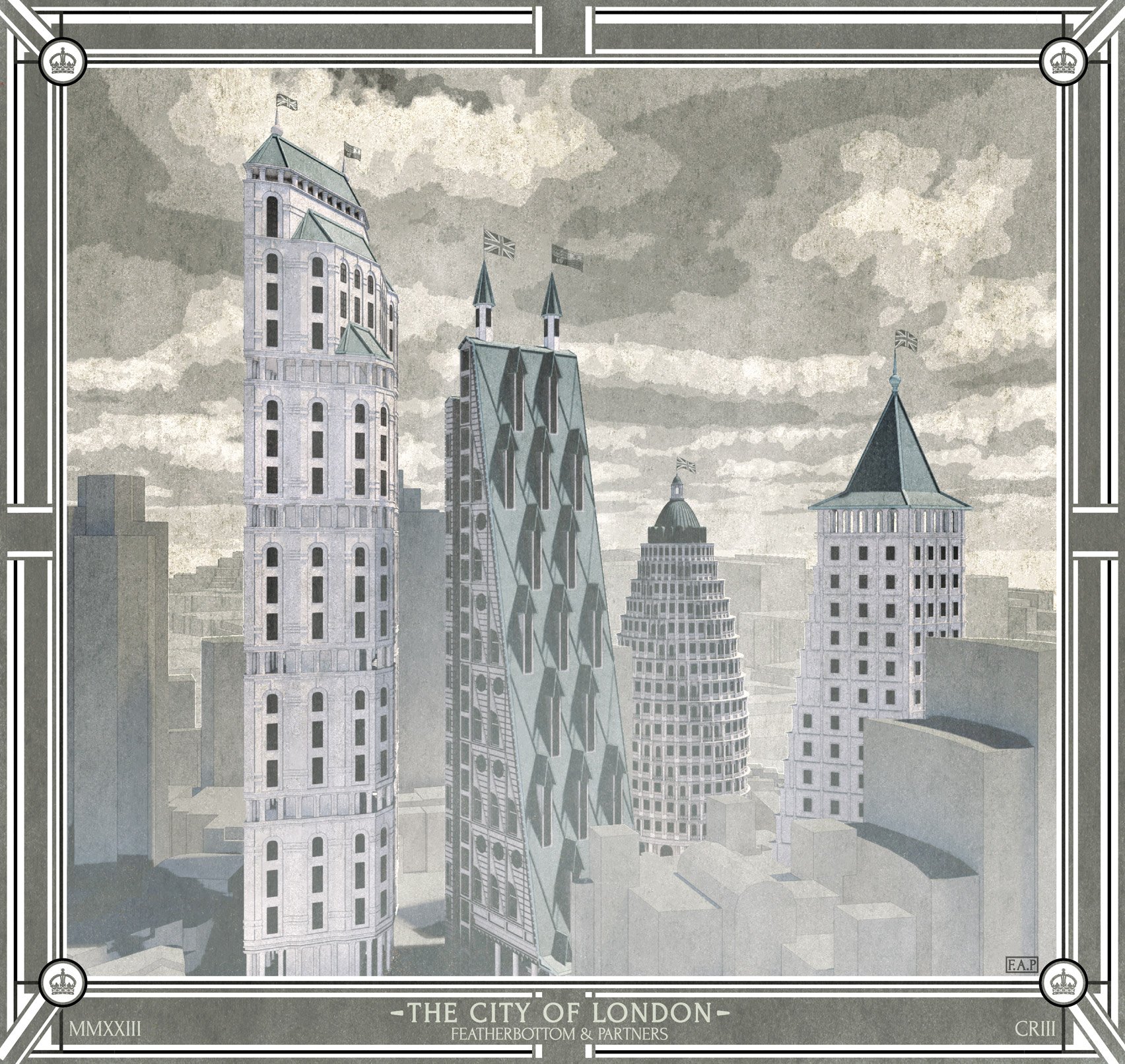 City of London redesigned by Featherbottom & Partners