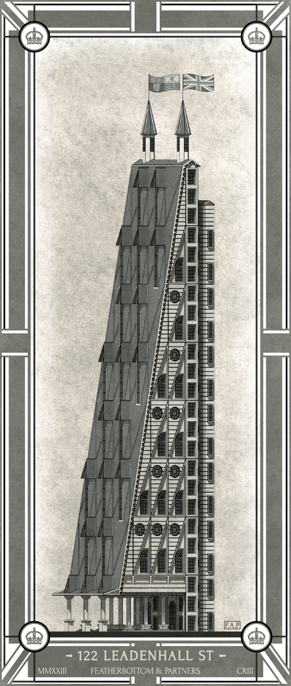 The Cheesegrater redesigned by Featherbottom & Partners
