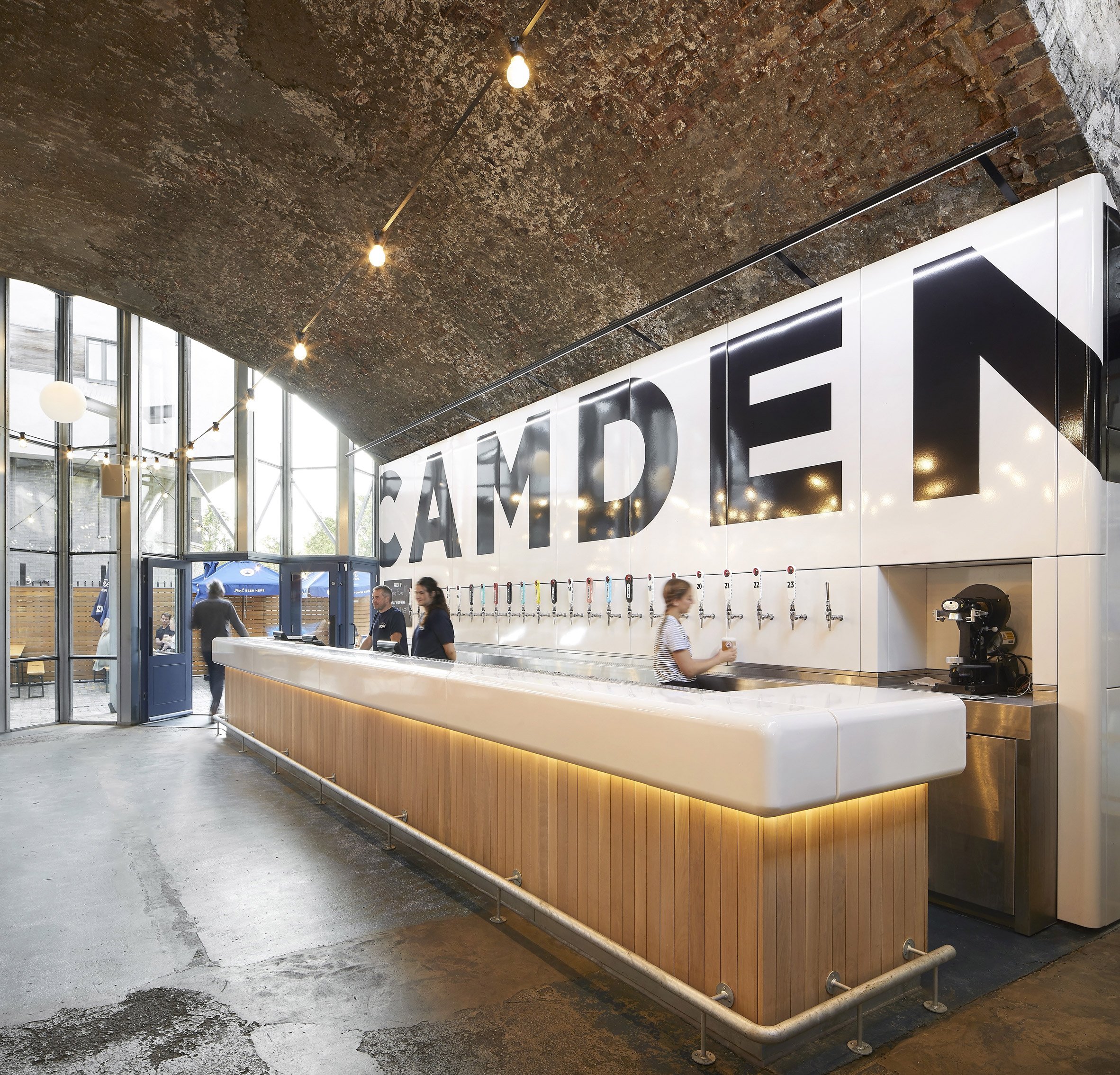 Taproom interior by Gundry + Ducker