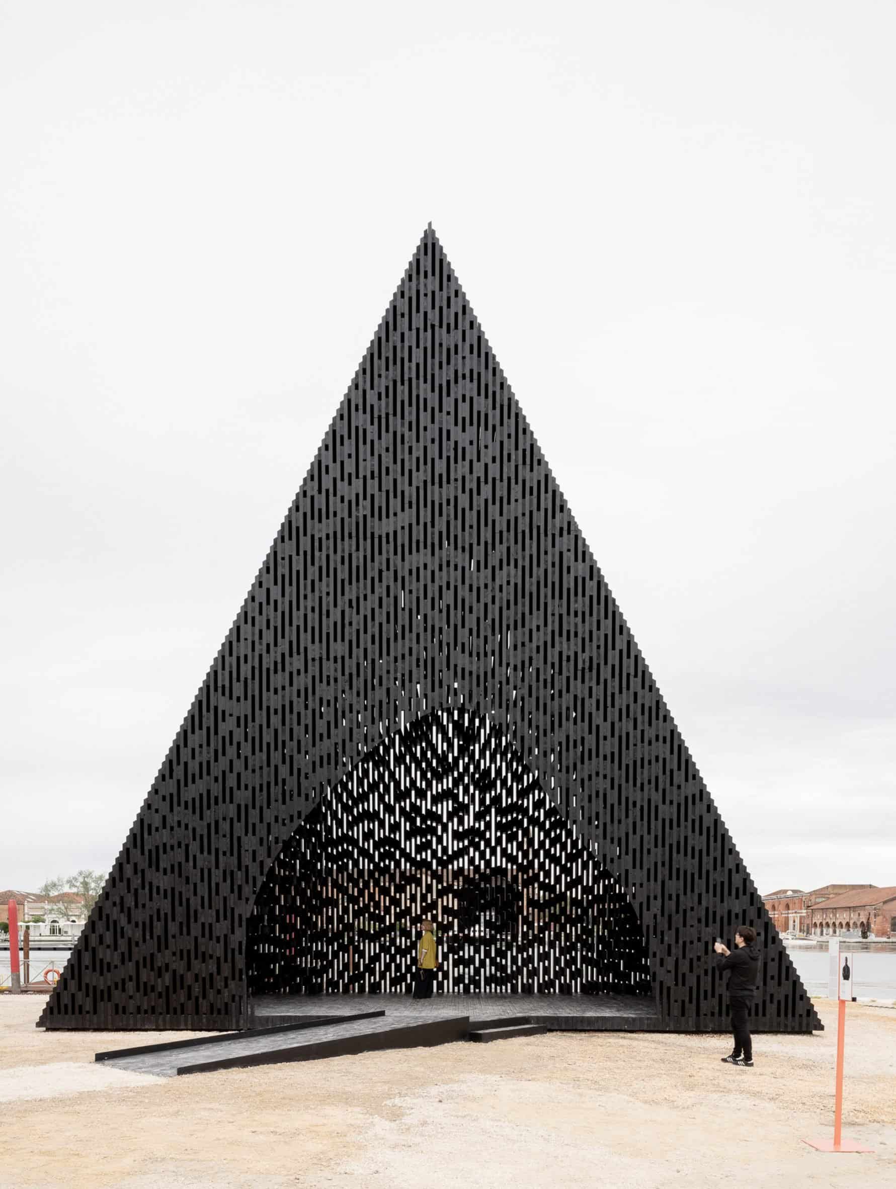 Kwaee pavilion by David Adjaye at Venice Architecture Biennale