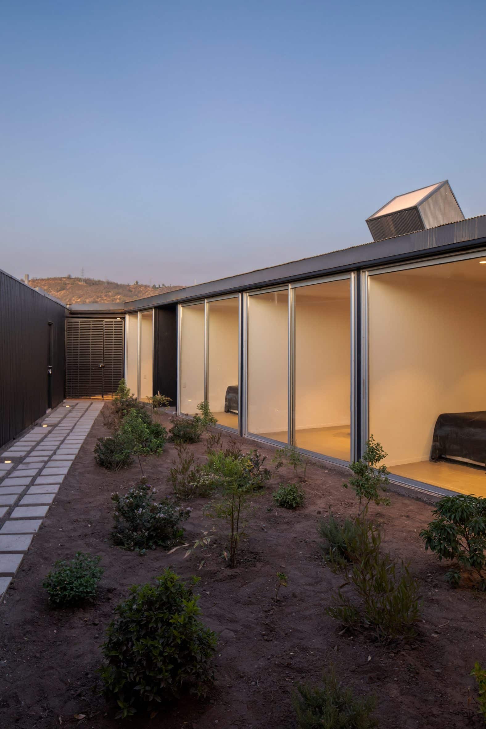 Bedrooms facing onto garden