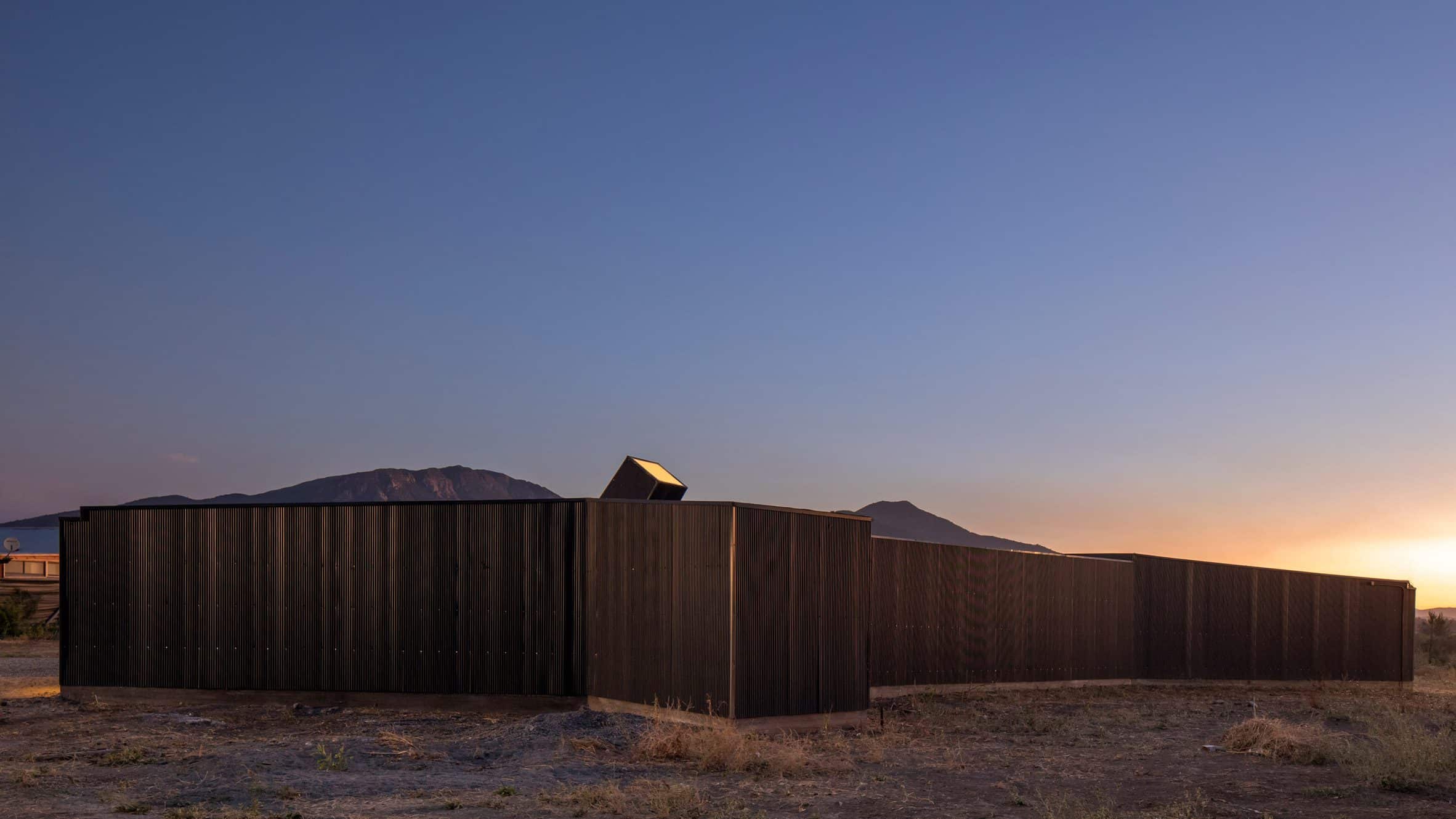 Paire House at dusk