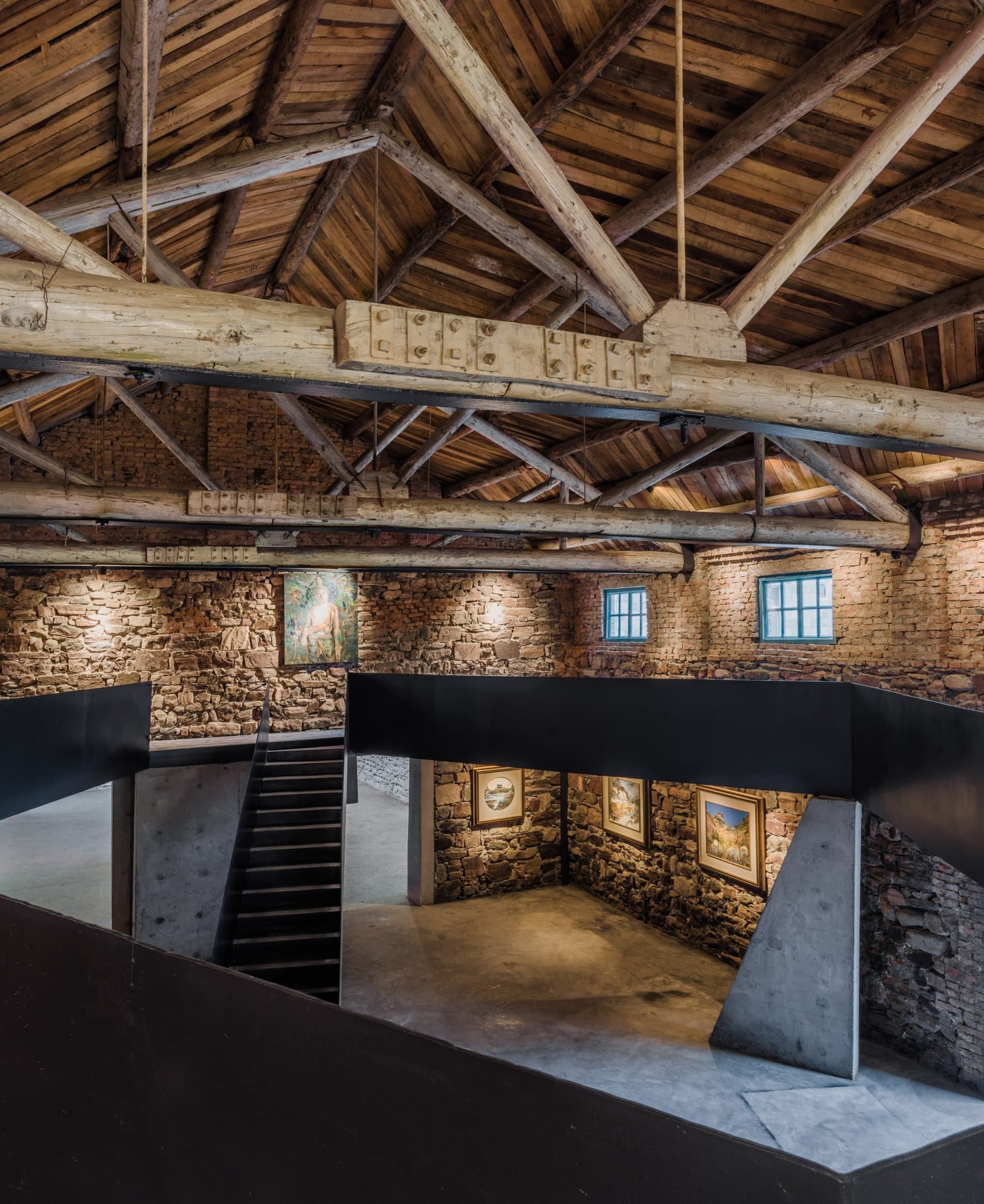Interior photo of the museum