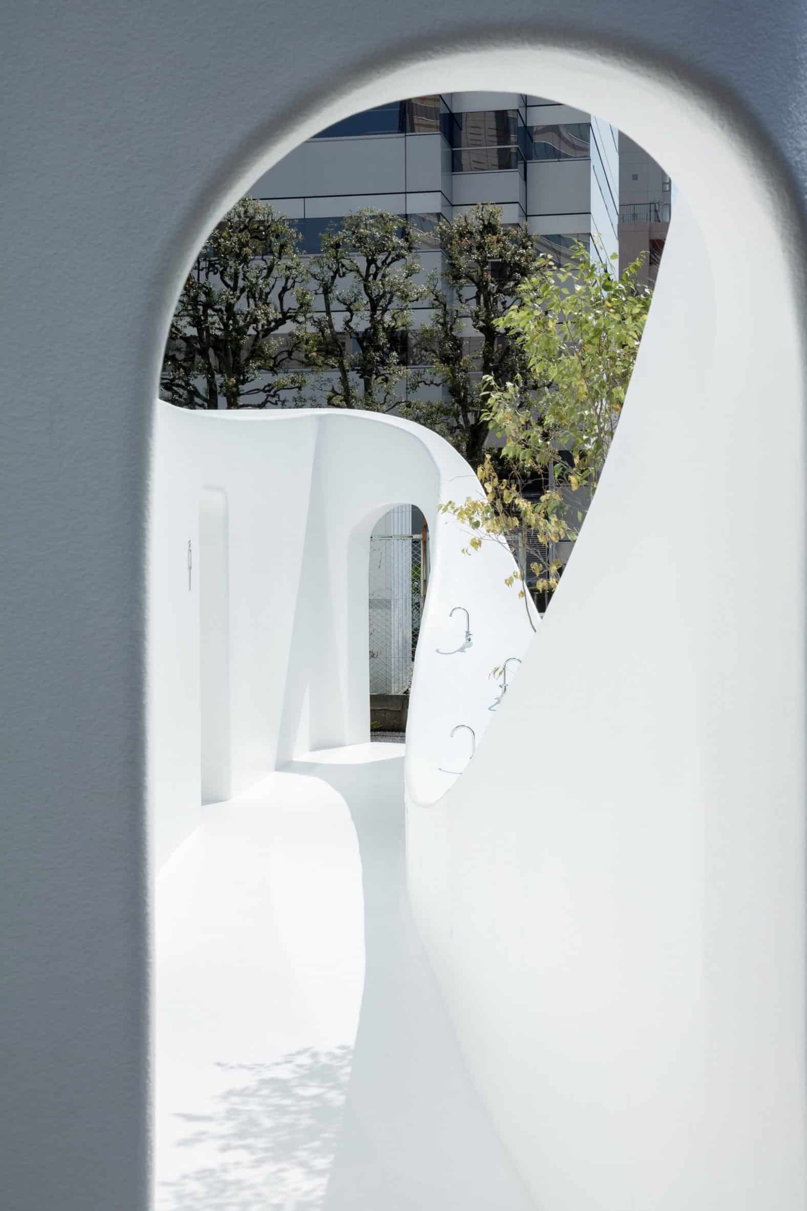 White toilet in Tokyo