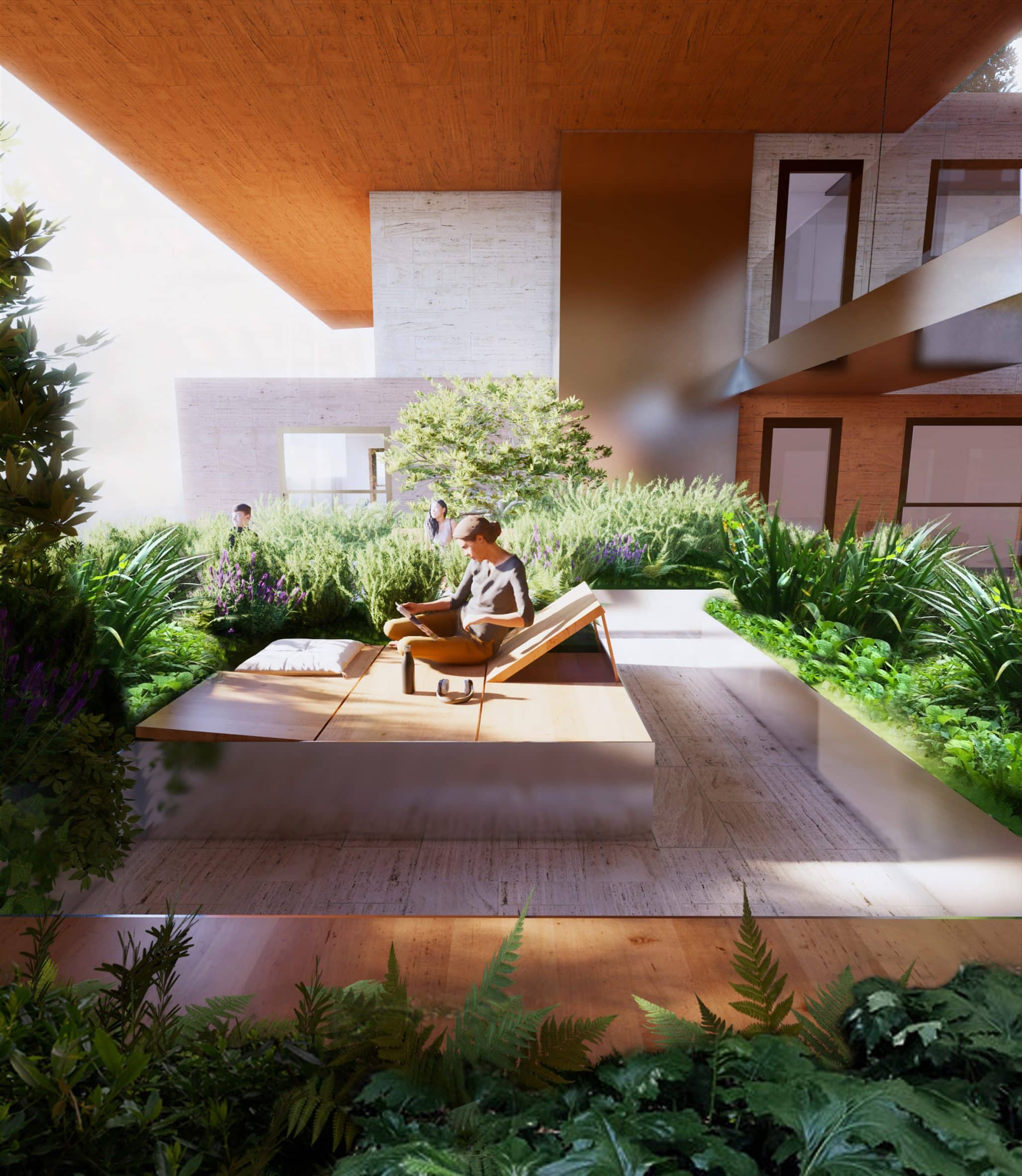 Apartment balcony of Ziel by MVRDV