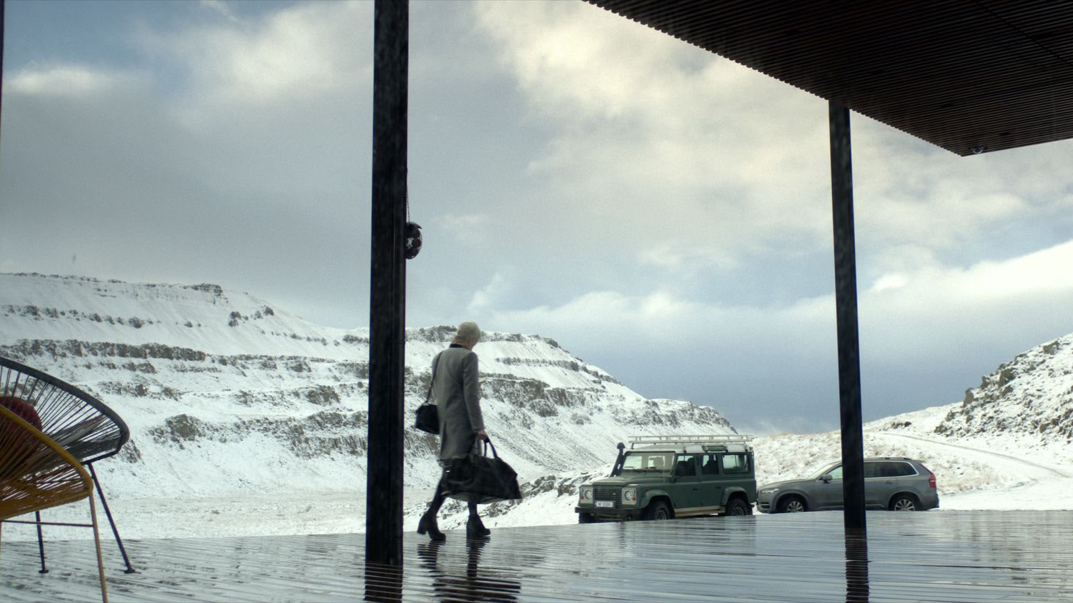 The home in “Crocodile” evokes a modern bunker.