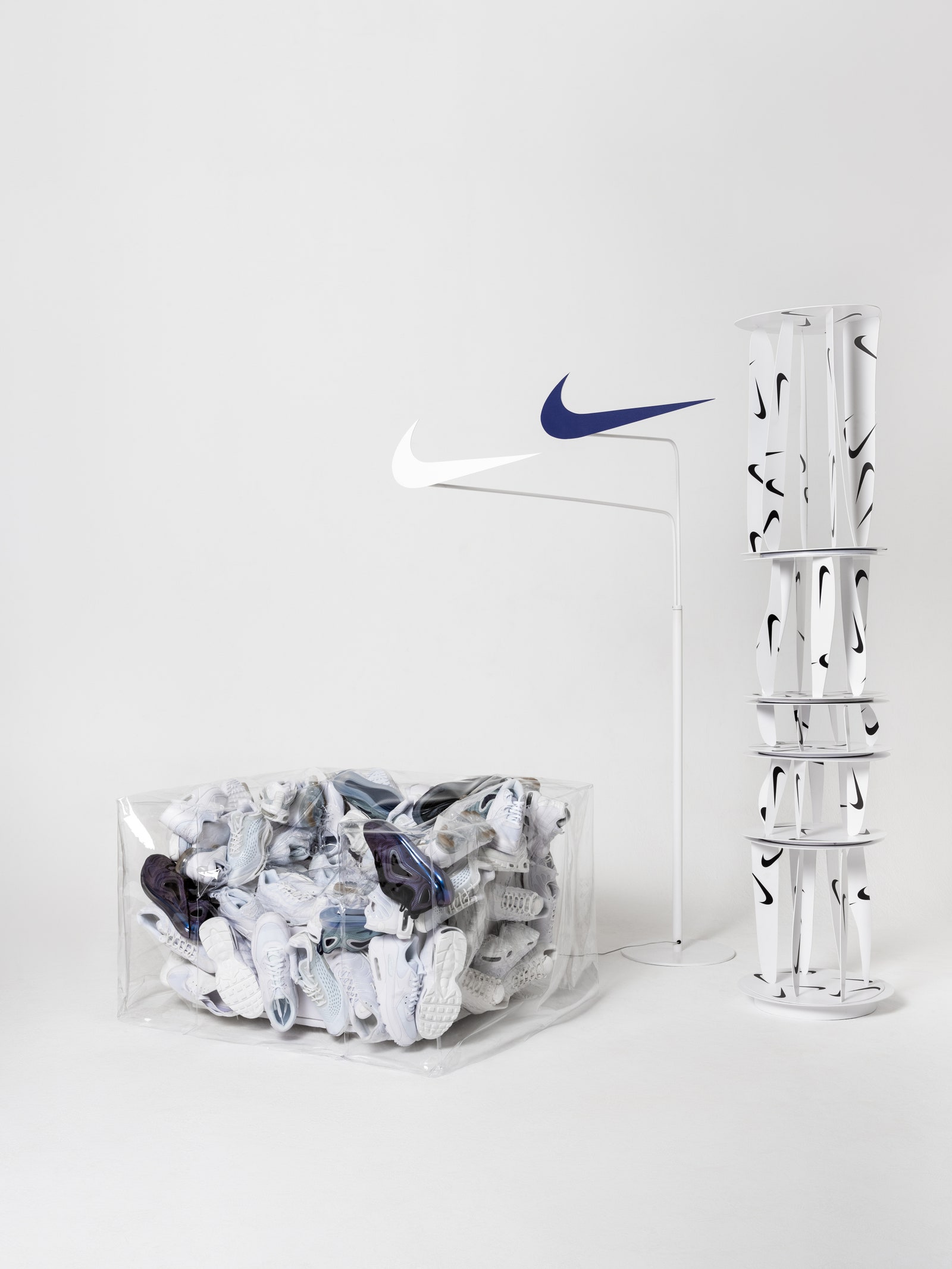 The 2019 installation at the Nike Moscow flagship store in celebration of the new Nike Air Max 720.