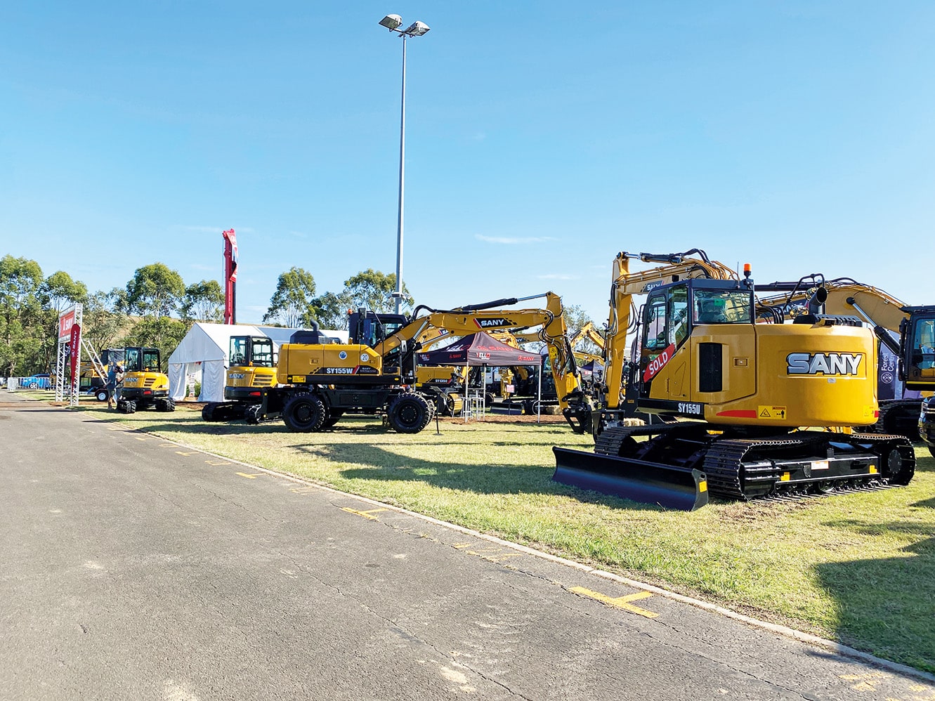 SANY is known around the world for its durable range of equipment.