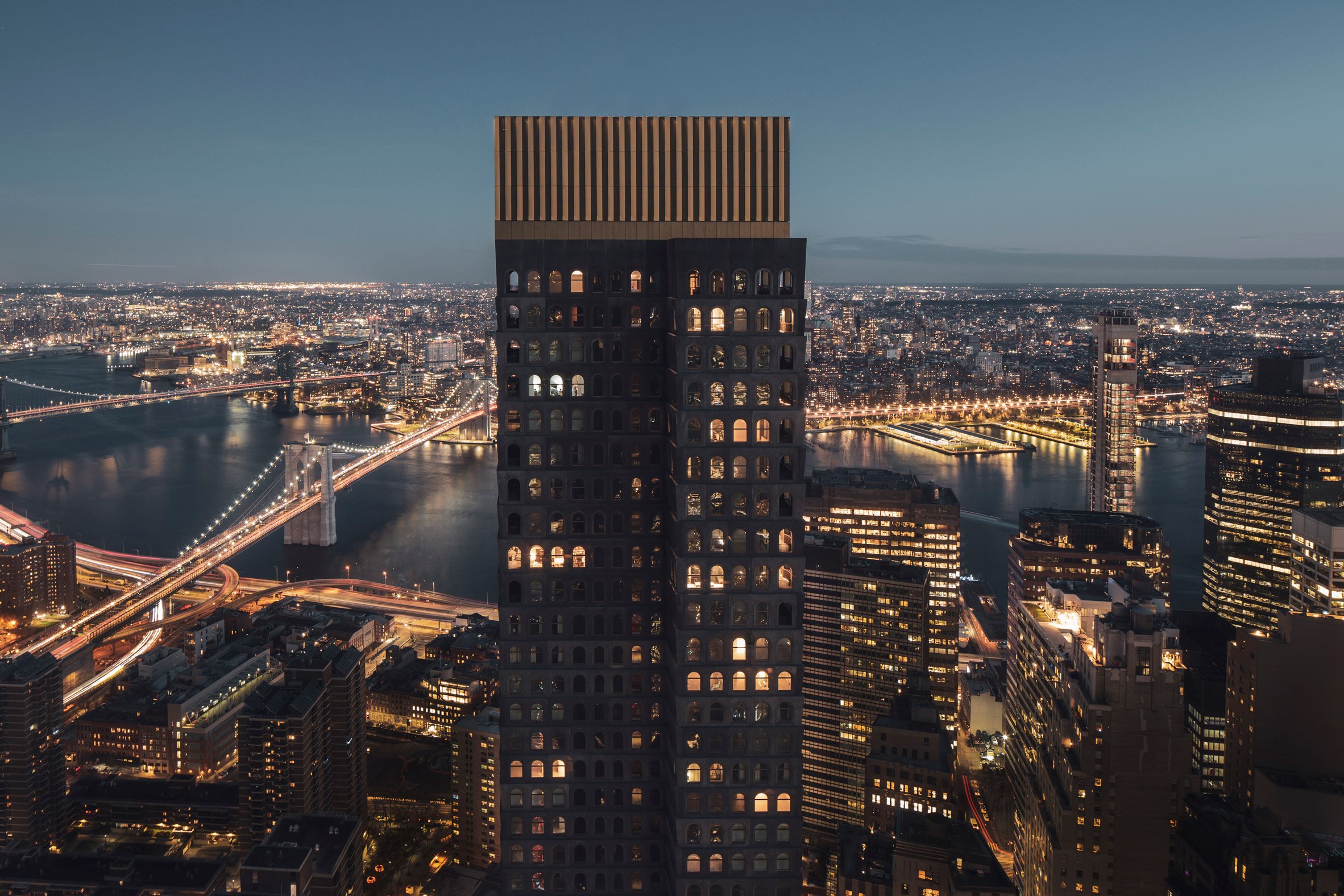 130 William at night
