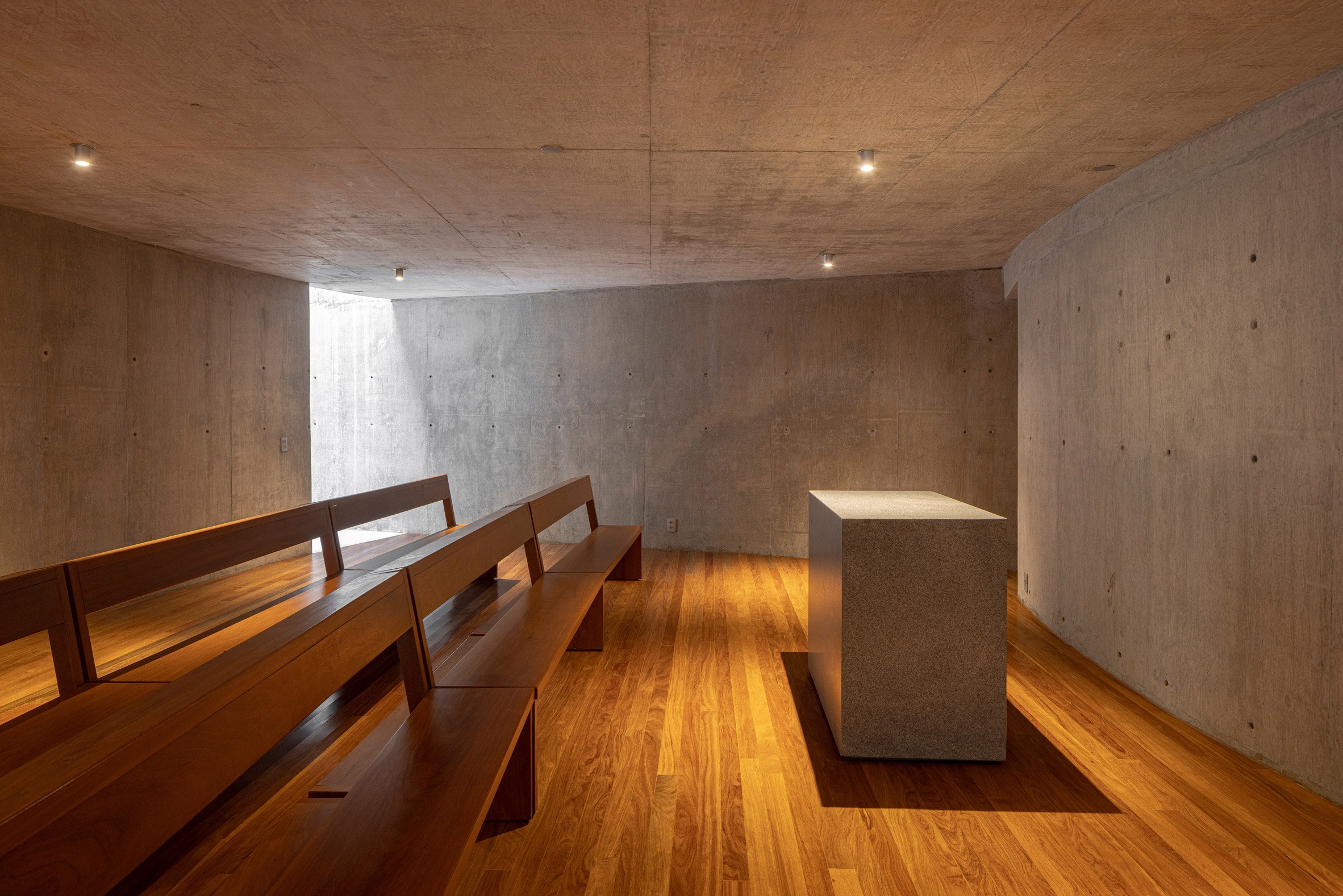 Subterranean part of church by ARQBR