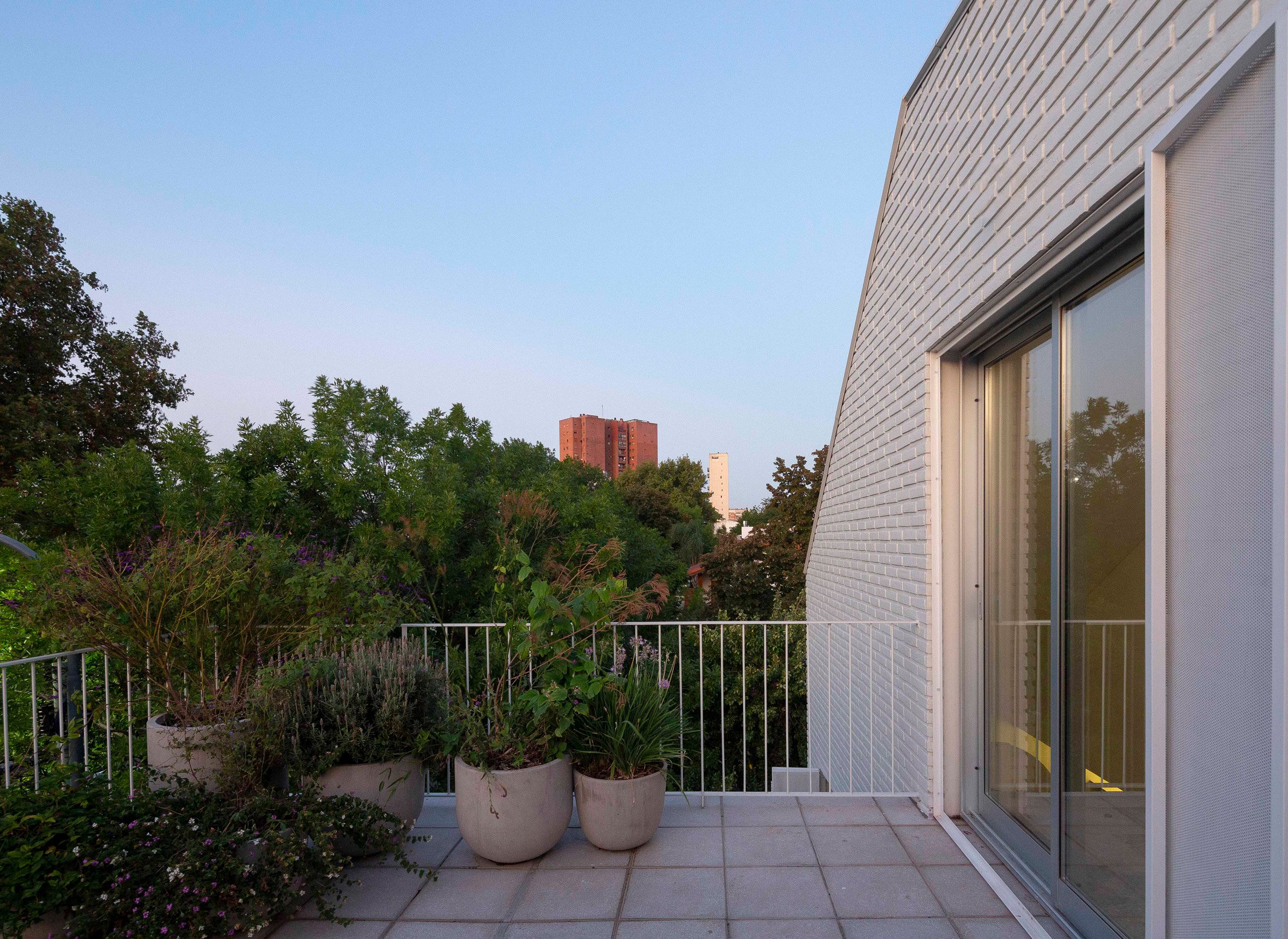 Patio at Casa Vedia by BHY Arquitectos