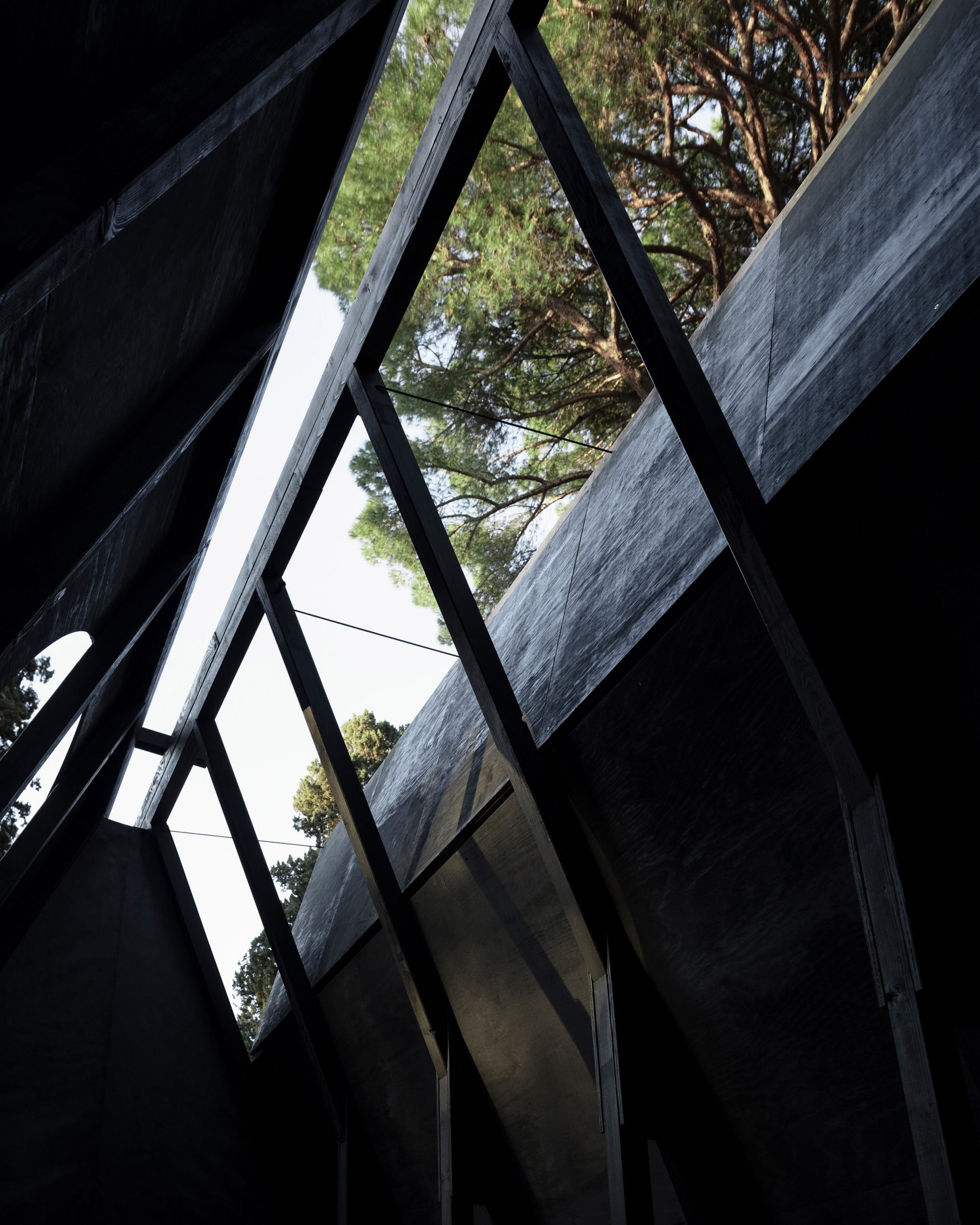 Interior of adaptable structure by Buero Wagner
